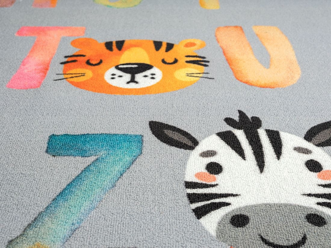 the carpet Teppich »Happy Life«, rund, 4 mm Höhe, Life Kinderzimmer Teppich Spielteppich pflegeleicht