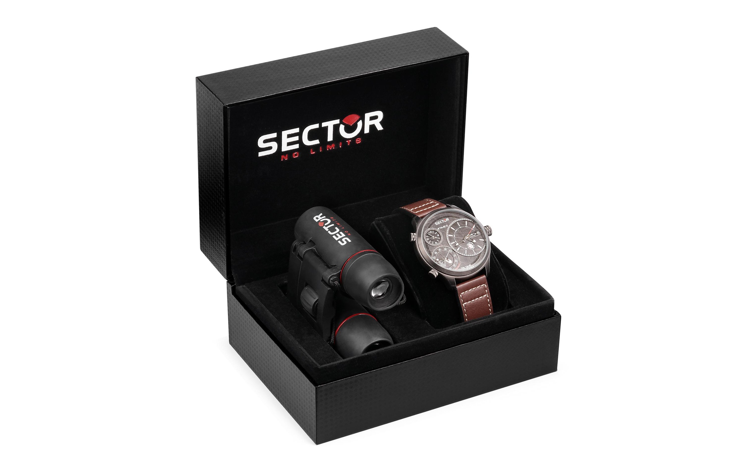 Sector Multifunktionsuhr »Traveller Trialtime R3251504003«