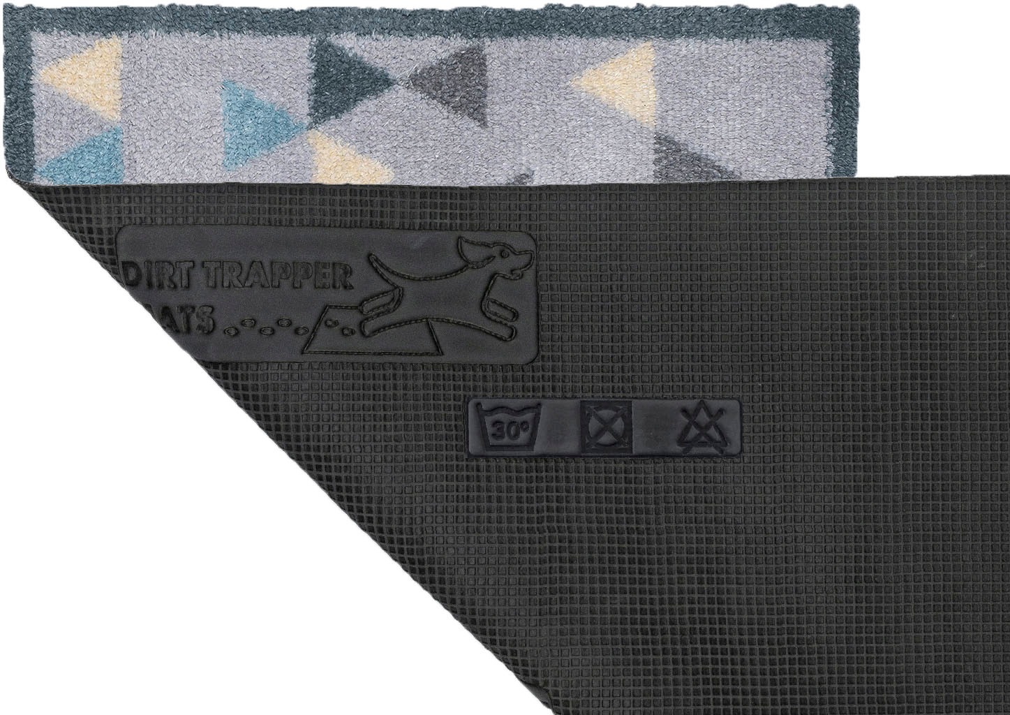 wash+dry by Kleen-Tex Teppich »Triangles«, rechteckig, 9 mm Höhe