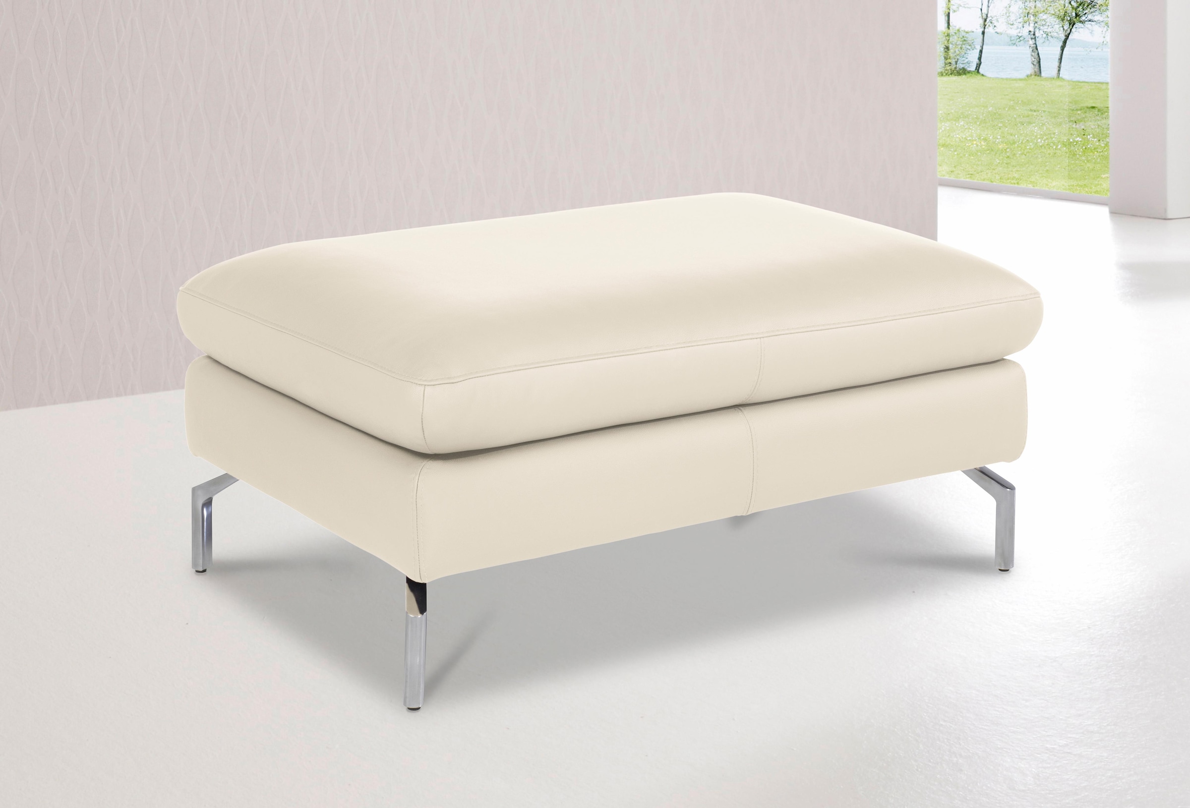 CALIA ITALIA Hocker »Dave mit edlem Metallfuss«