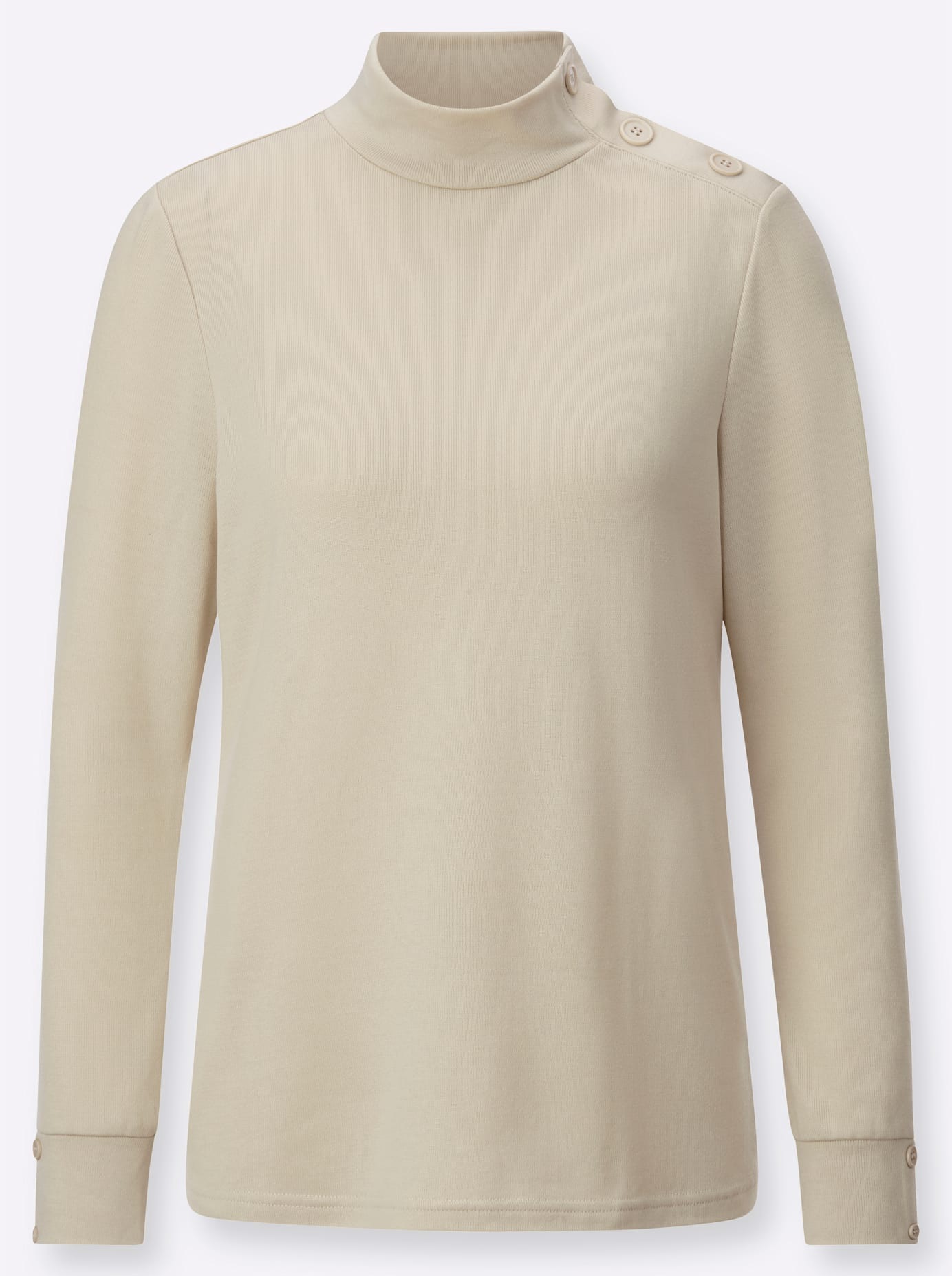 Classic Basics Stehkragenshirt »Winter-Shirt«, (1 tlg.)