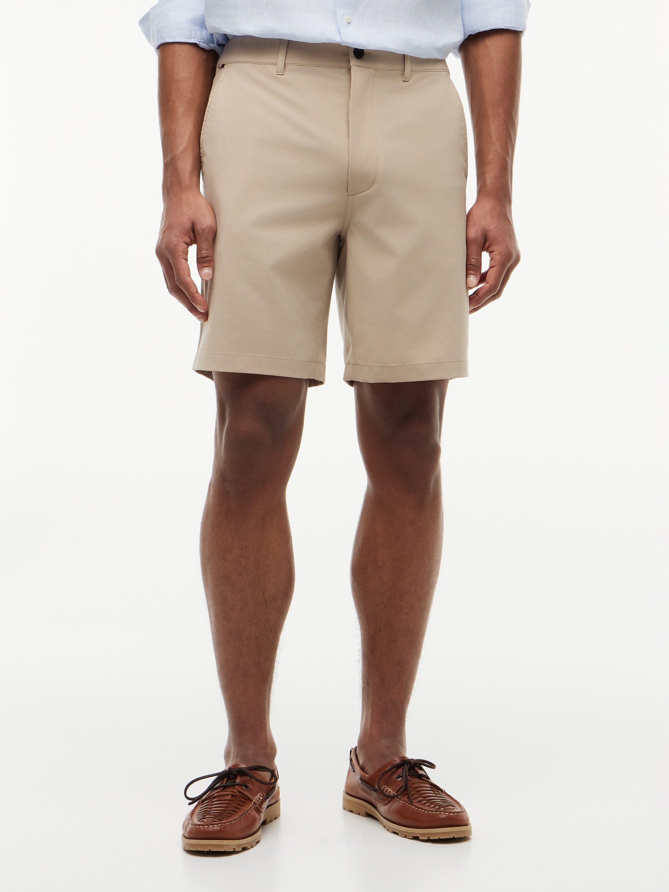 Tommy Hilfiger Chinoshorts "DOVER" mit Flag-Stickerei