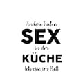 ❤ queence Wanddekoobjekt »Andere haben Sex in der ...«, Schriftzug auf  Stahlblech kaufen im Jelmoli-Online Shop