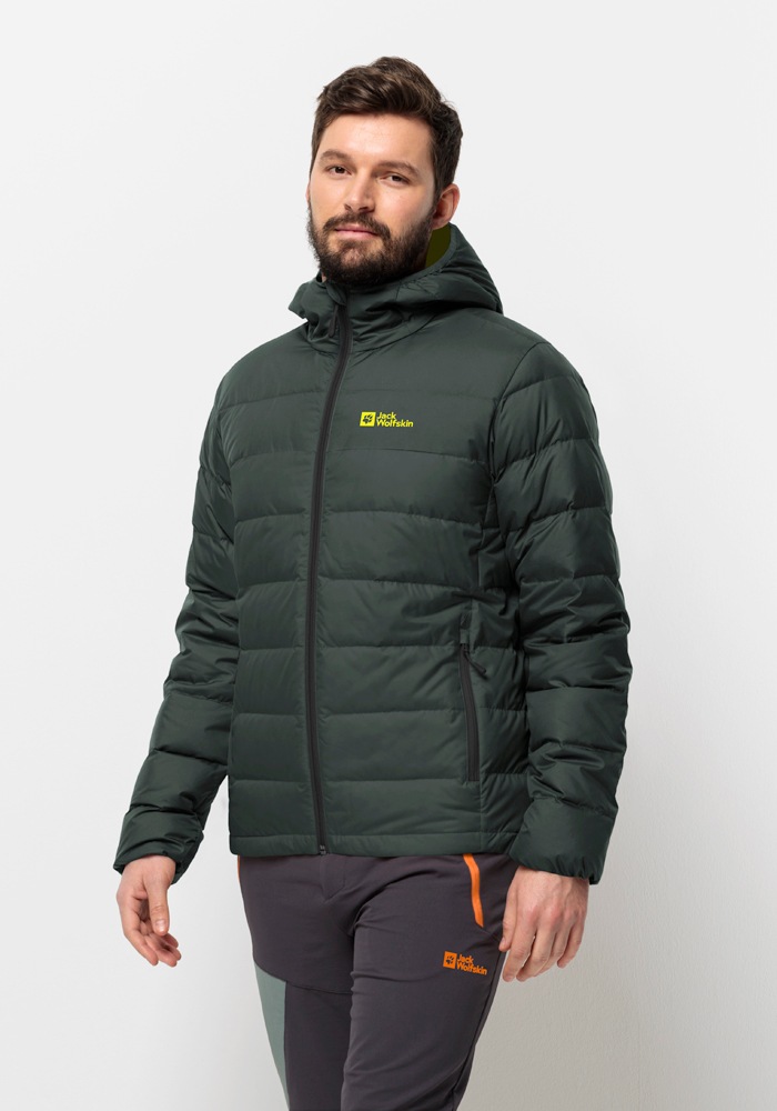 Jack Wolfskin Daunenjacke »ATHER DOWN HOODY M RDS« mit Kapuze