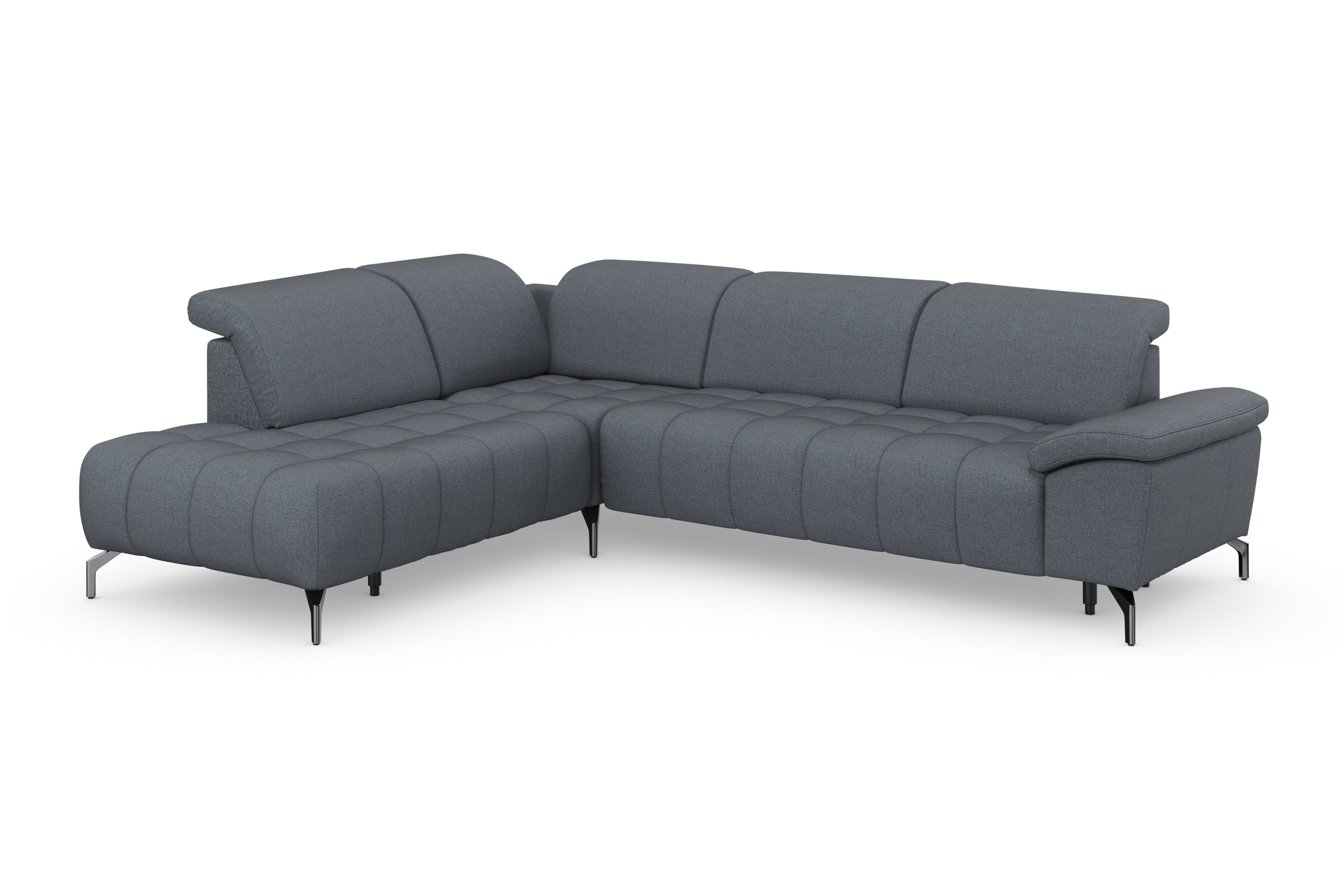 sit&more Ecksofa »Cool L-Form«, wahlweise mit Kopfteilverstellung und Vorziehsitz motorisch
