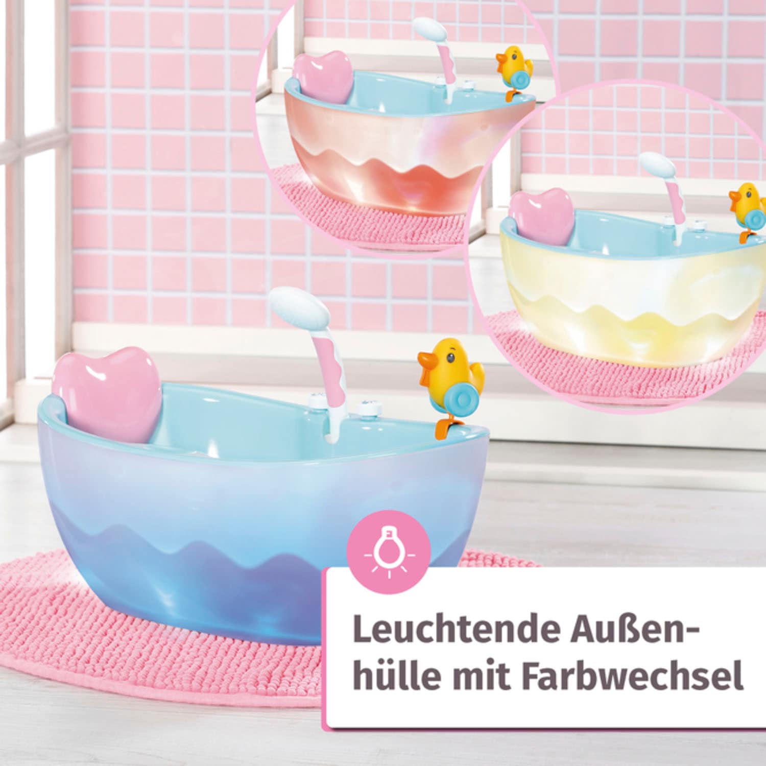 Baby Born Puppen Badewanne »Bath«, mit Licht- und Soundeffekten