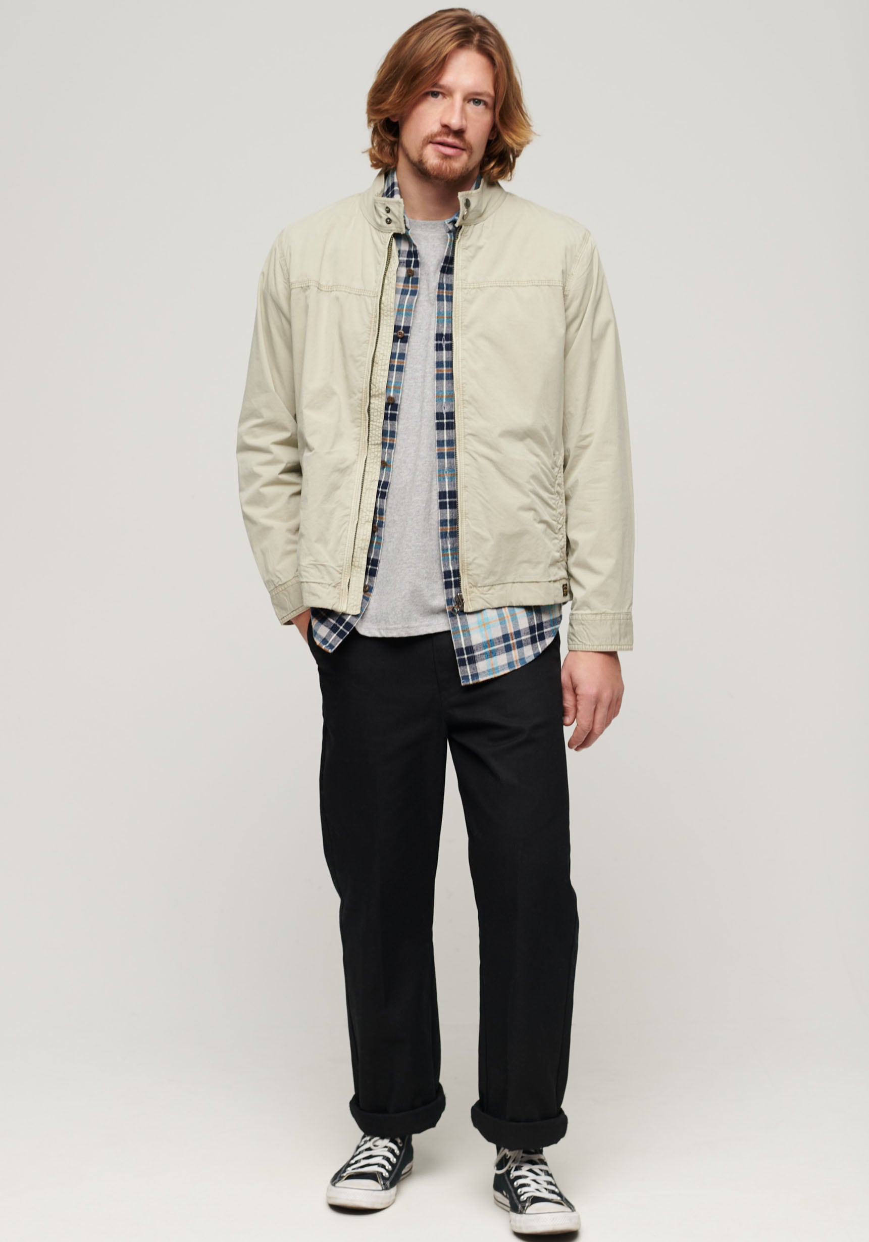 Superdry Outdoorjacke »SD-CLASSIC HARRINGTON«, ohne Kapuze