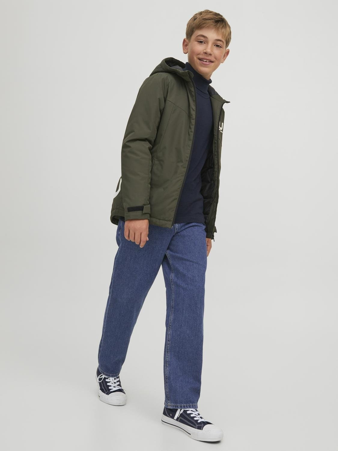 Jack & Jones Junior Loose-fit-Jeans »JJICHRIS JJORIGINAL SQ 043 JNR«