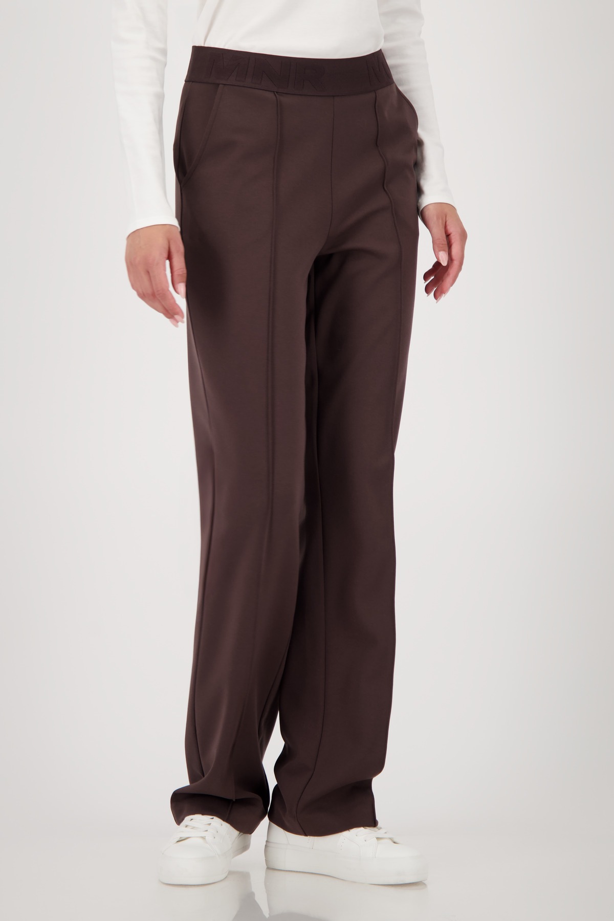 Monari Bügelfaltenhose Regular fit mit elastischem Bund