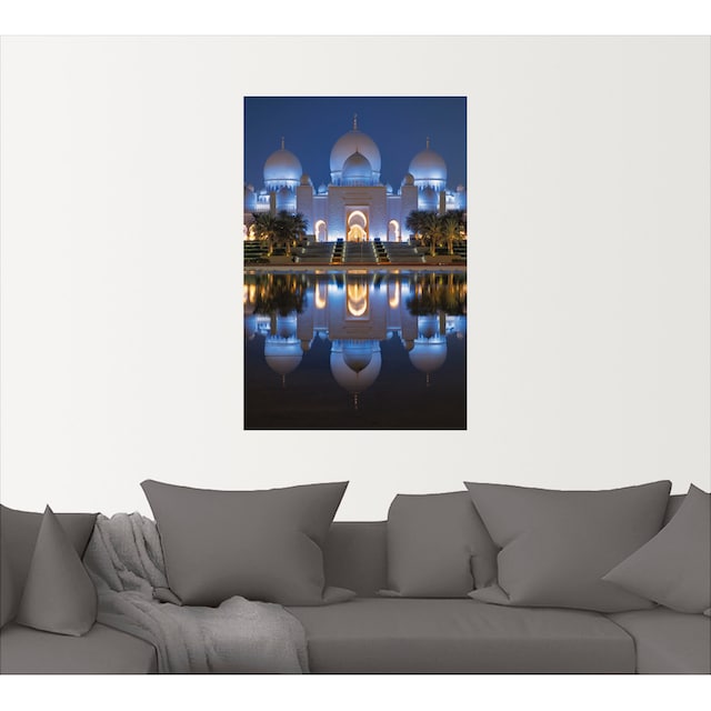 Artland Wandbild »Scheich-Zayid-Moschee«, Gebäude, (1 St.), als Alubild,  Leinwandbild, Wandaufkleber oder Poster in versch. Grössen online bestellen  | Jelmoli-Versand