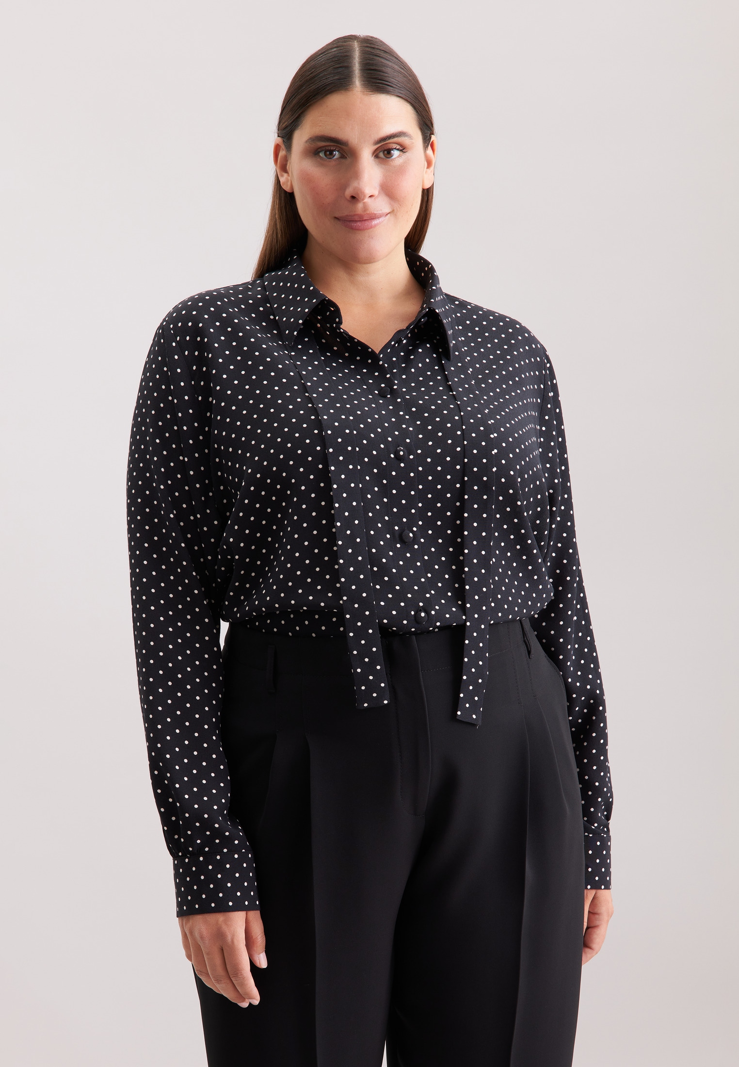 seidensticker Klassische Bluse »Schwarze Rose« 1/1 Druck