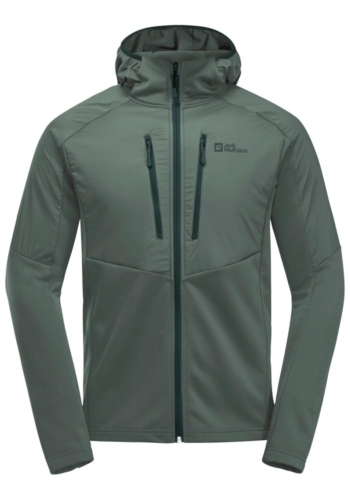 Jack Wolfskin Kapuzenfleecejacke »ALPGRAT PRO INS FZ M«, mit Kapuze