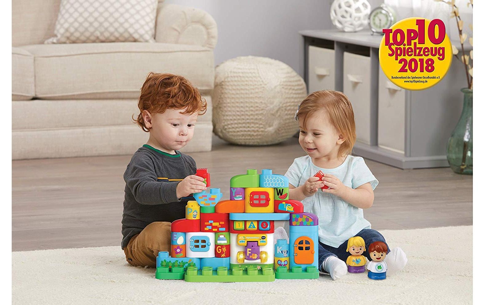 Vtech® Konstruktions-Spielset »Alphabethaus«