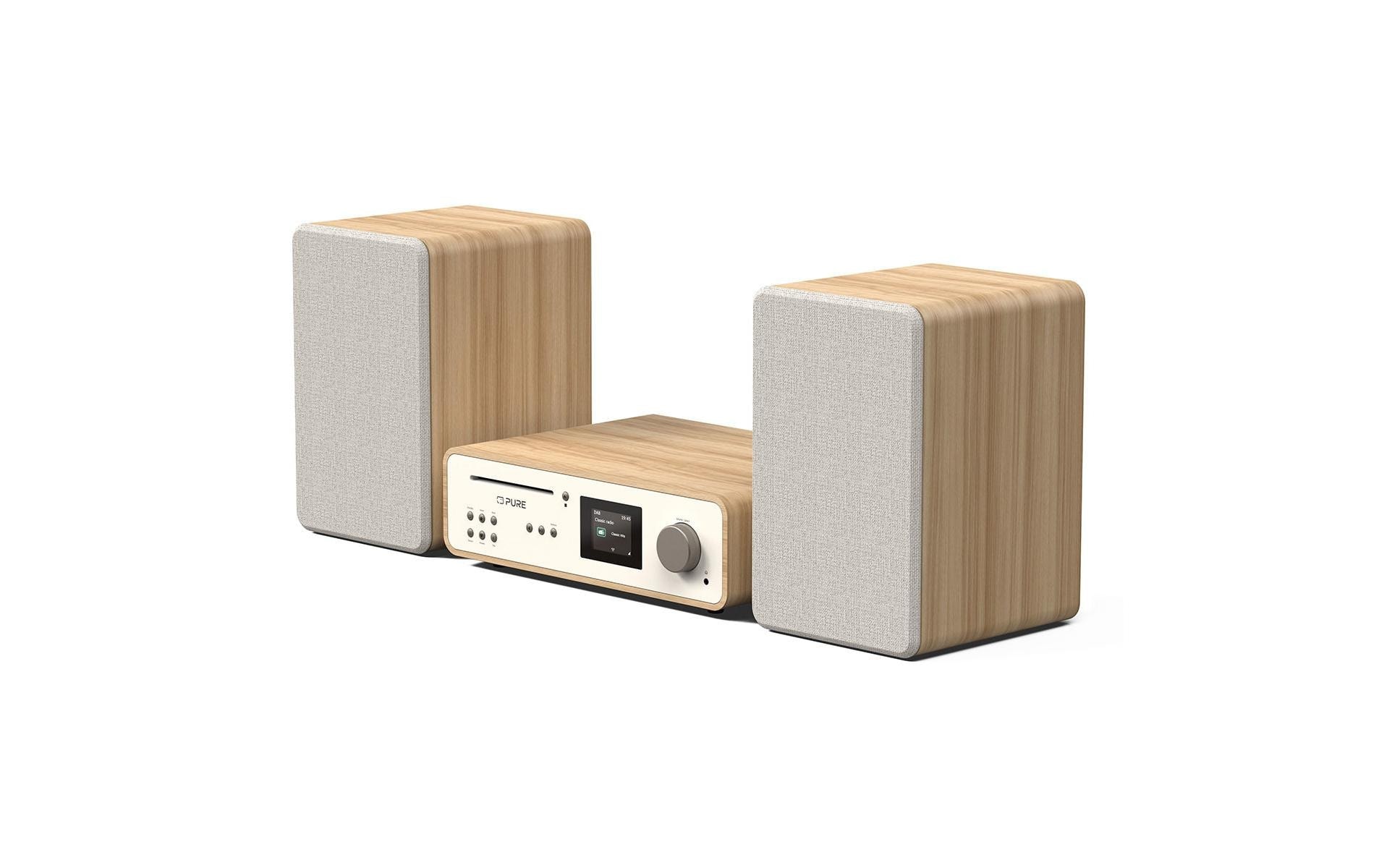 Pure Stereoanlage »Classic Stereo«, (Bluetooth-WLAN Digitalradio (DAB+)-Internetradio-FM-Tuner 100 W)