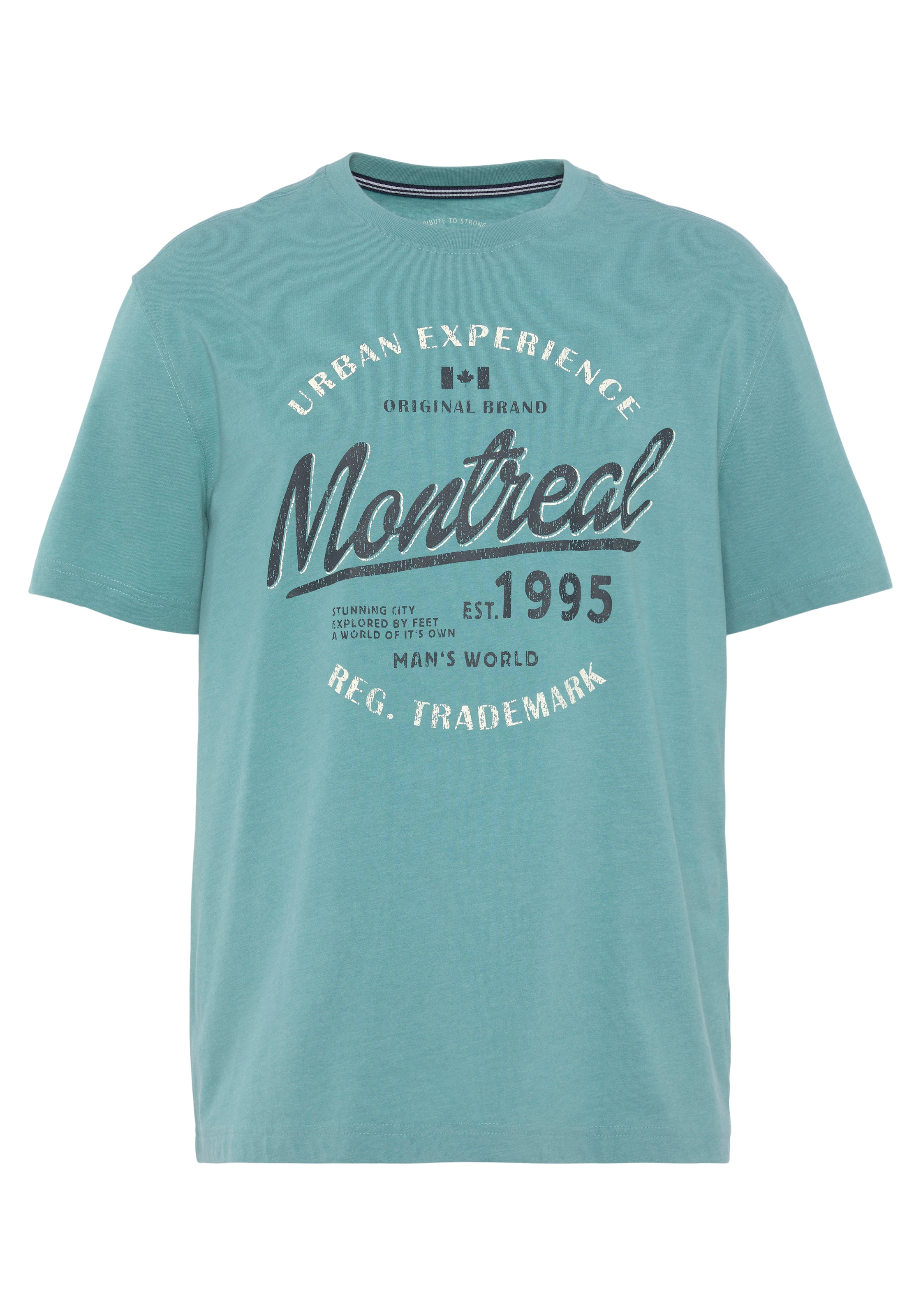 Man's World T-Shirt, Kurzarm, lässige Passform, aus Baumwollmischung, pflegeleicht
