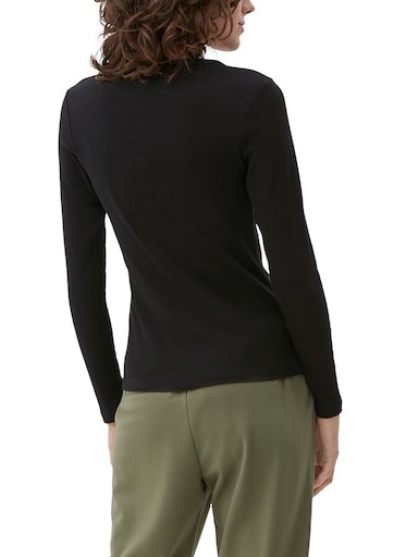s.Oliver Langarmshirt, mit U-Boot-Ausschnitt
