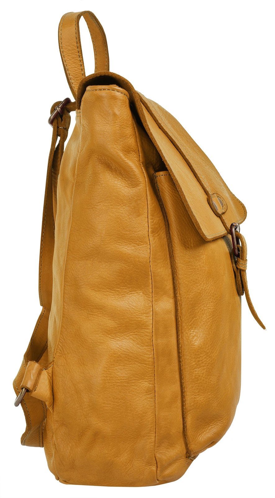 Samantha Look Cityrucksack, Echt Leder, Made in Italy