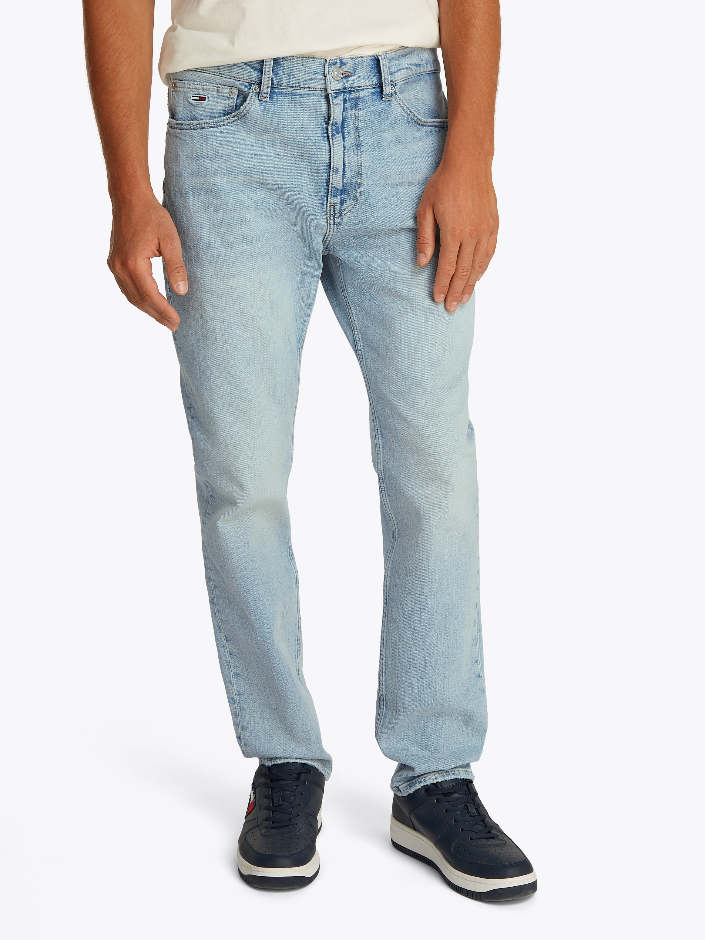 Tommy Jeans Slim-fit-Jeans "Ryan Regular Slim Straight" Slim‑Straight‑Jeans aus hochwertigem Denim regulärer Leibhöhe