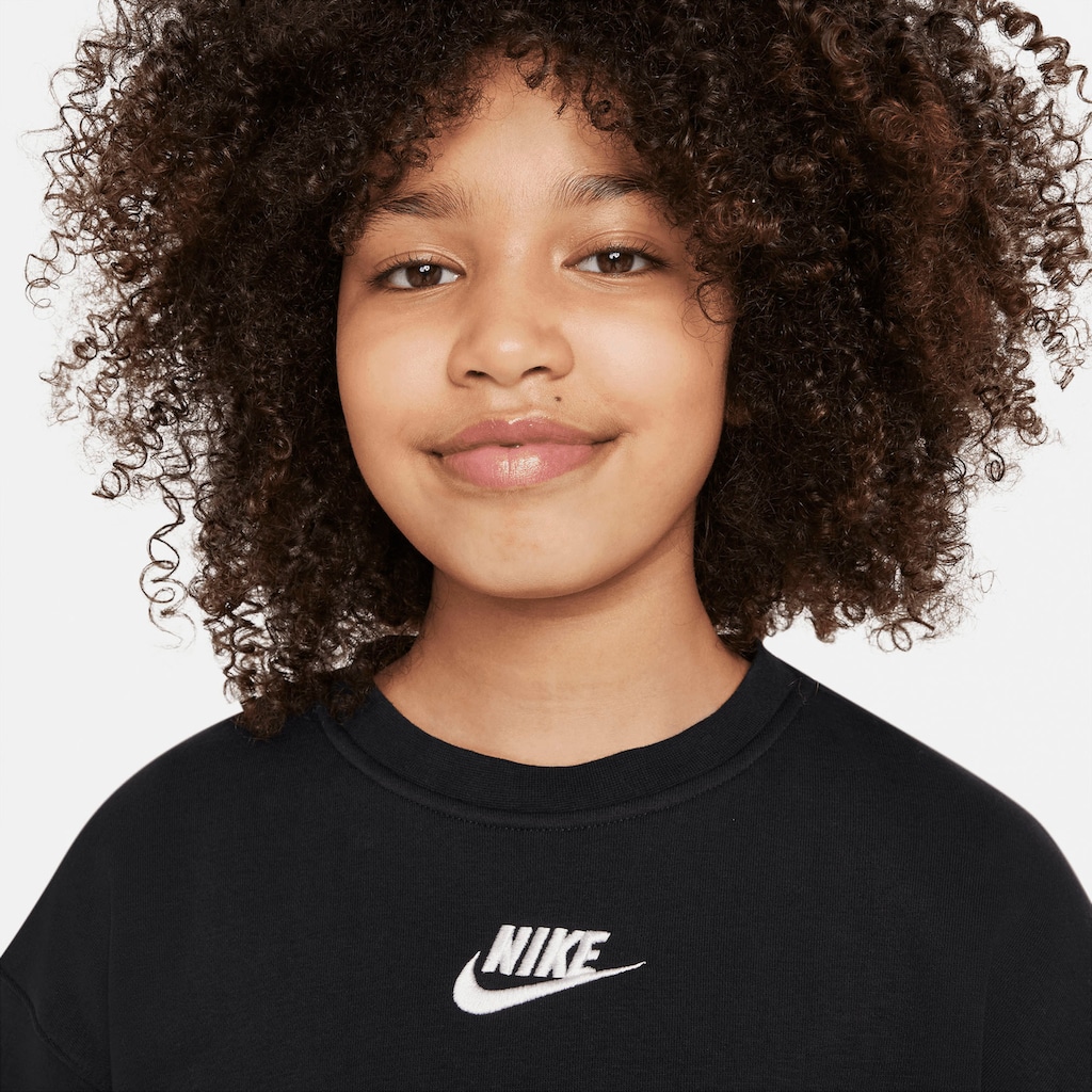 Nike Sportswear Sweatshirt »Club Fleece Big Kids' (Girls') Crew Sweatshirt«