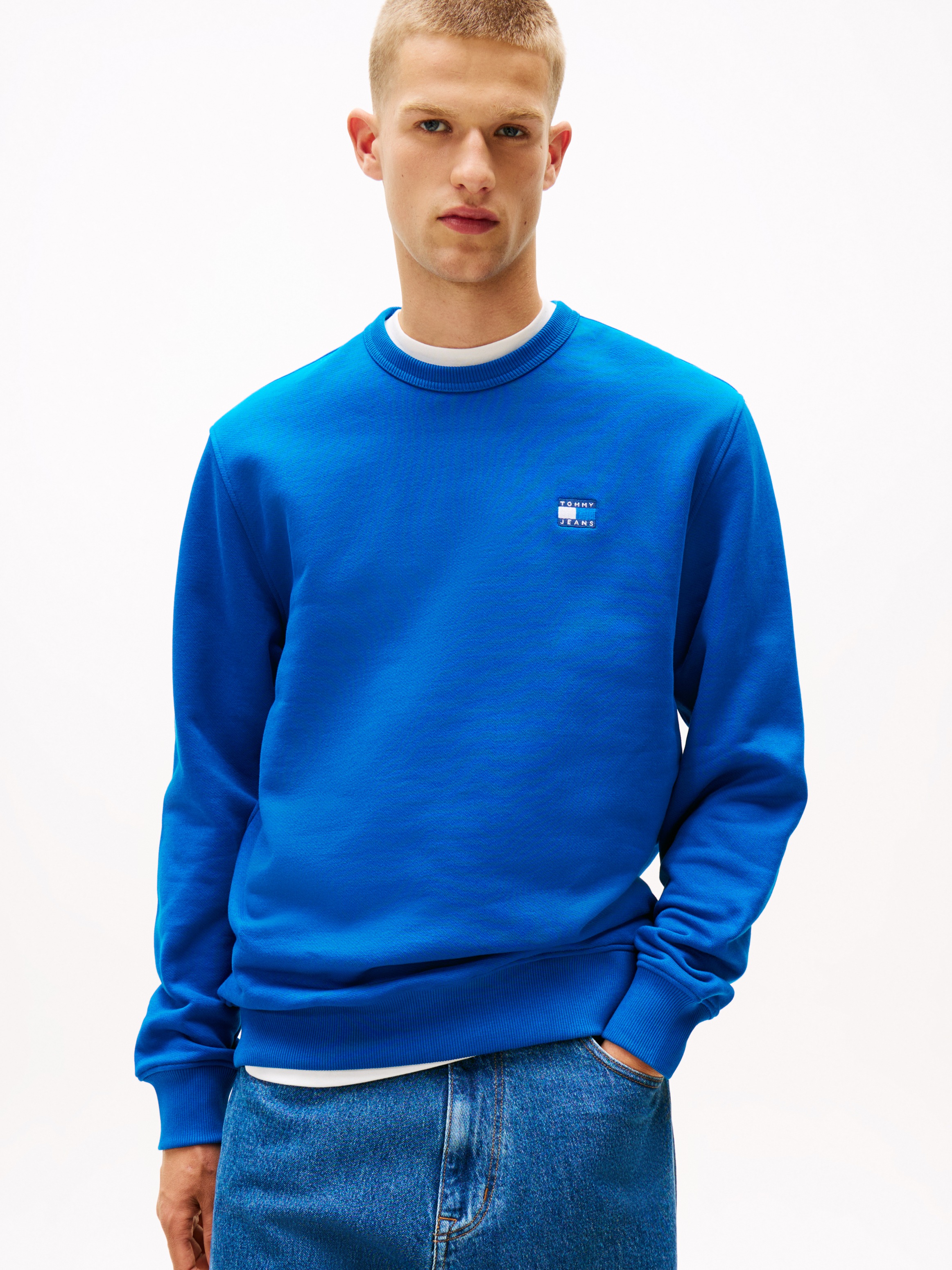 Tommy Jeans Sweatshirt »TJM REG BADGE CREW EXT«, Mit Rundhalsausschnitt