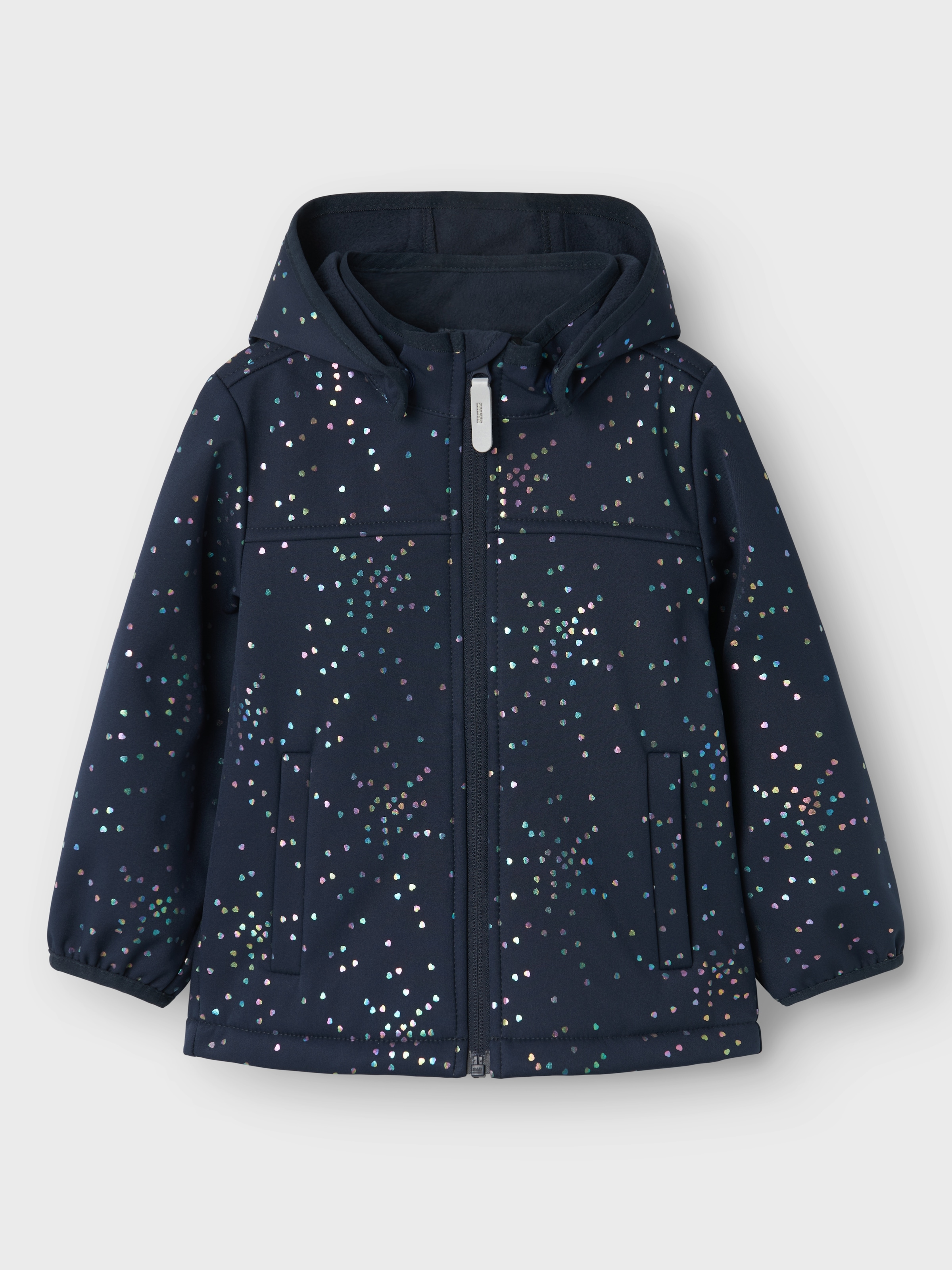 Name It Outdoorjacke »NMFMALTA05 SOFTSHELL JACKET FOIL FO«, mit Kapuze