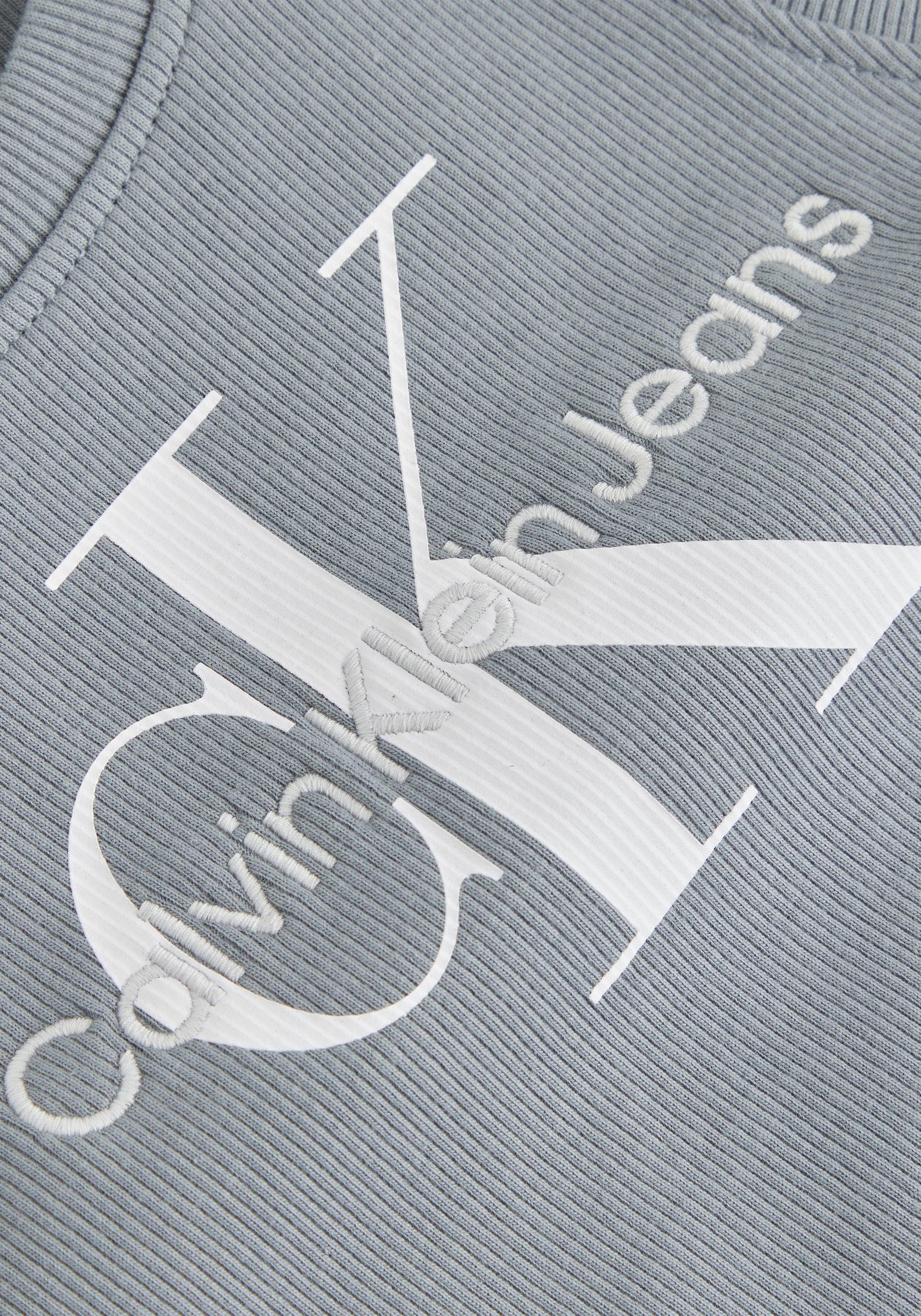 Klein elastischer Jelmoli-Online Calvin Midikleid, ❤ Shop im Baumwolle Jeans bestellen aus