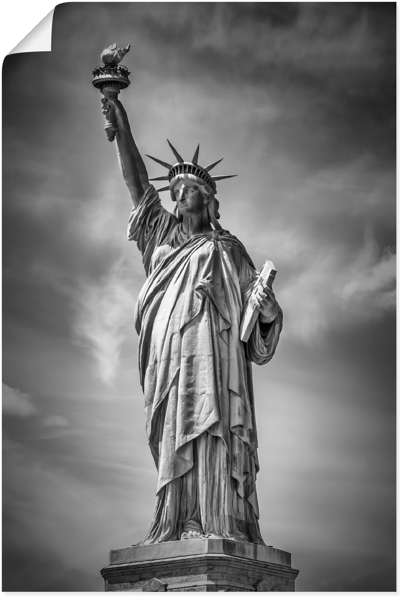 Amerika, in Grössen Bilder shoppen von oder Freiheitsstatue Artland (1 online St.), Wandaufkleber II«, »New City York als Jelmoli-Versand Wandbild Poster Alubild, Leinwandbild, | versch.