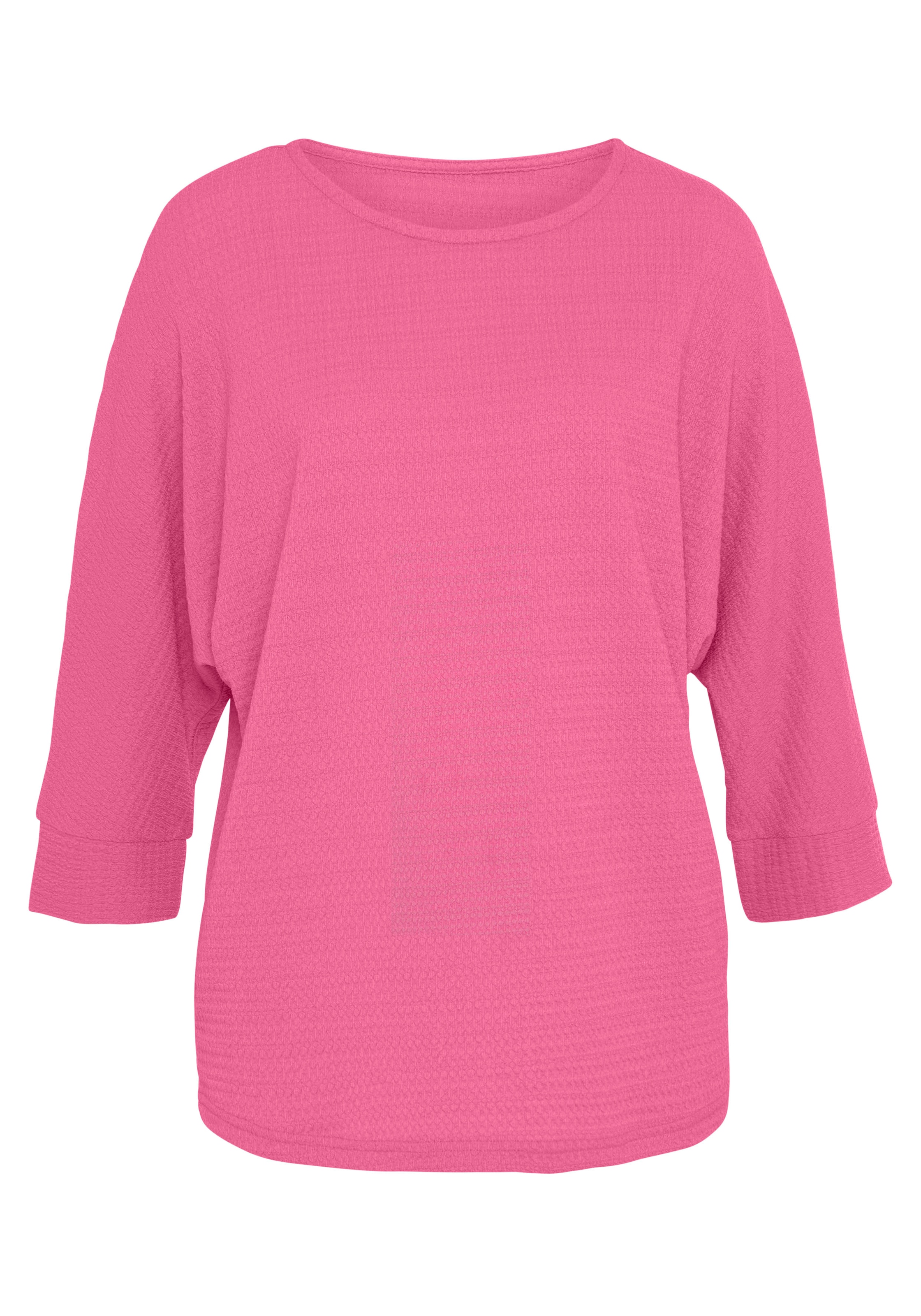 Vivance 3/4-Arm-Shirt »aus bügelfreier Crêpe-Qualität«