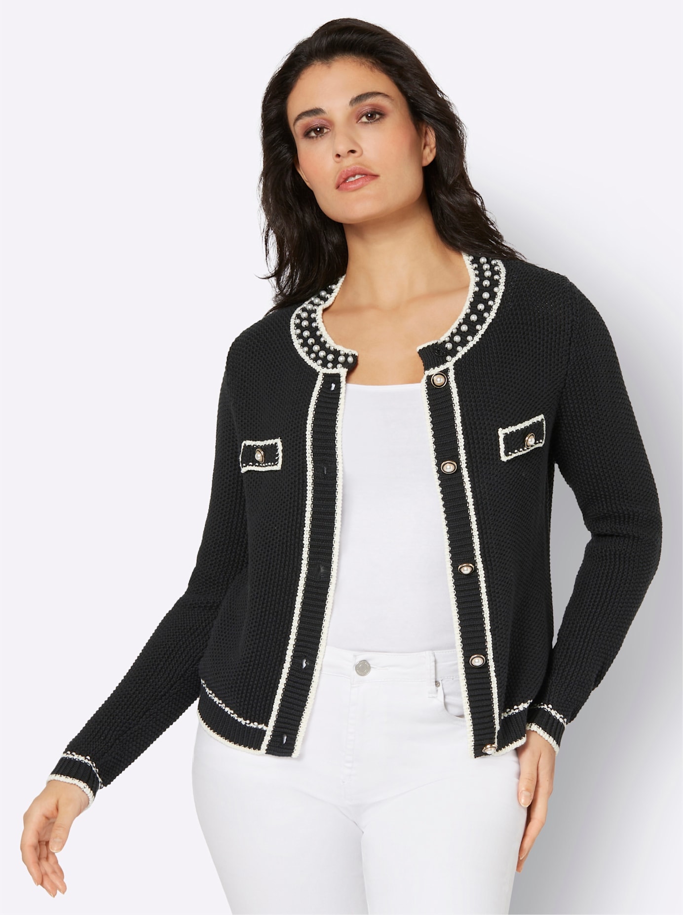 creation L Strickjacke