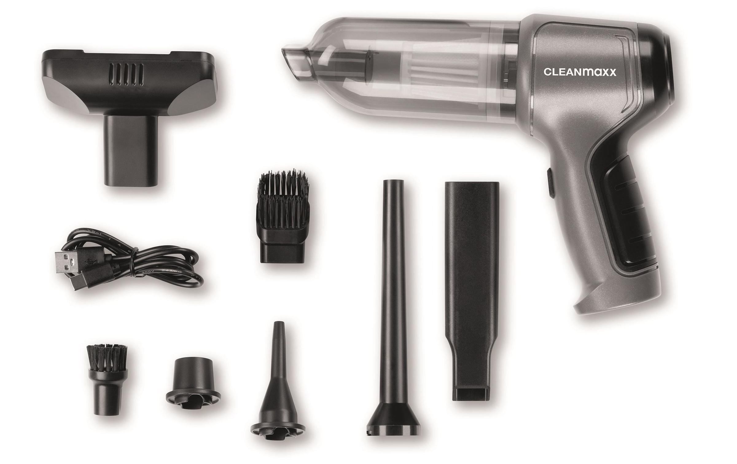 CLEANmaxx Akku-Hand-und Stielstaubsauger »Grau«