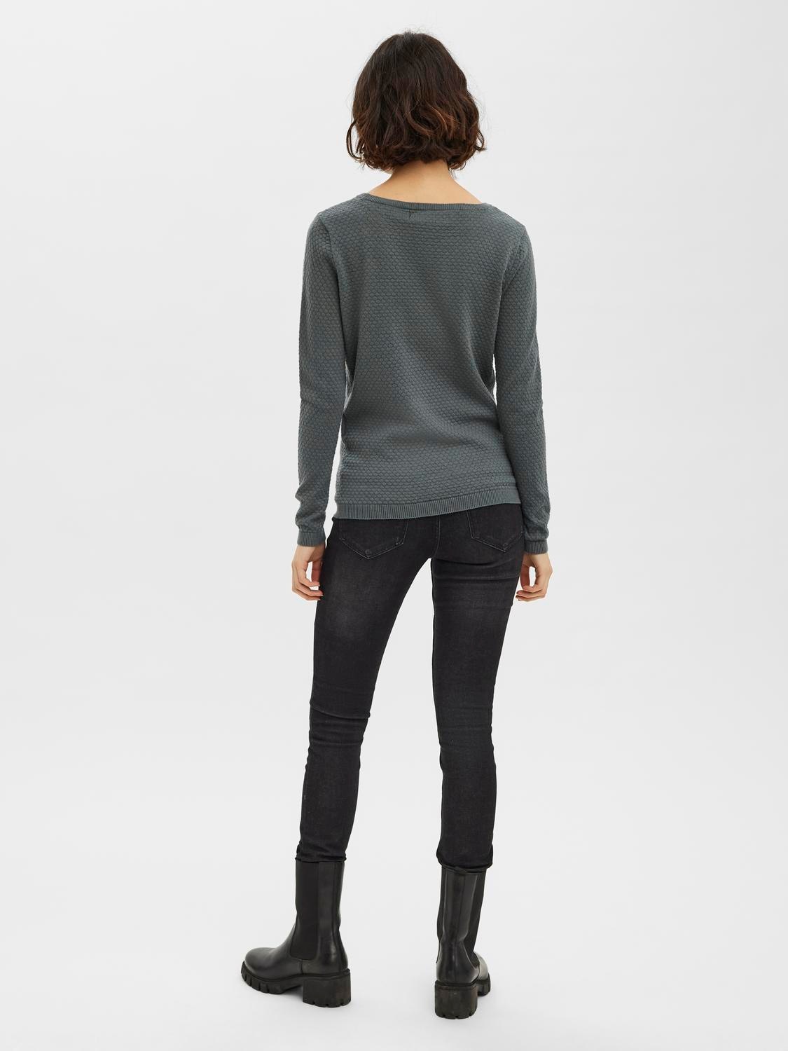 Vero Moda Rundhalspullover »VMCARE STRUCTURE LS O-NECK BLOU NOOS«
