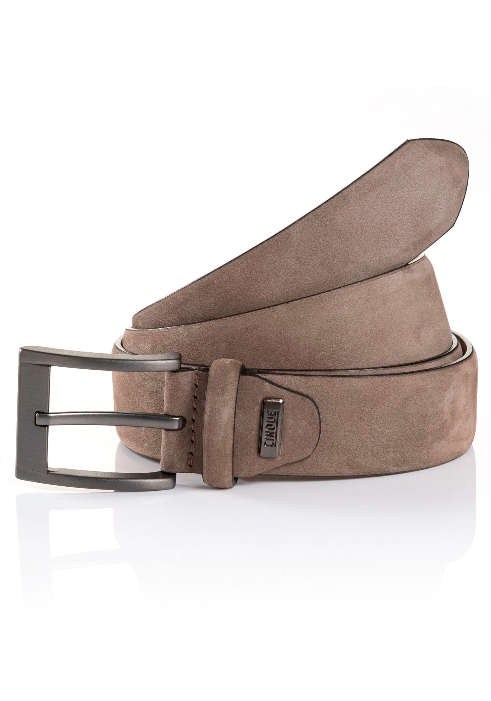 Cinque Ledergürtel »TORTOLI«, Veloursleder-Optik