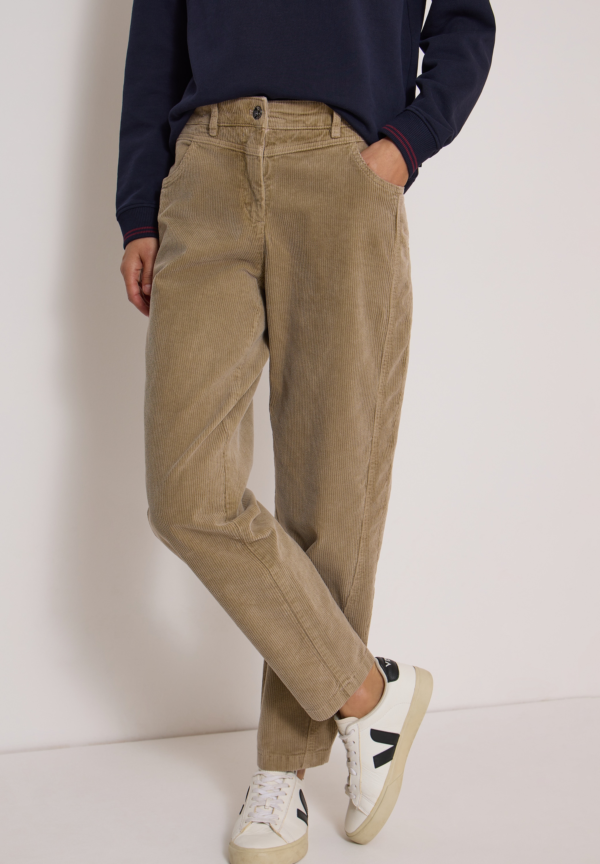 Cecil Cordhose "Style Scarlett" 4-Pocket-Style mit Stretch