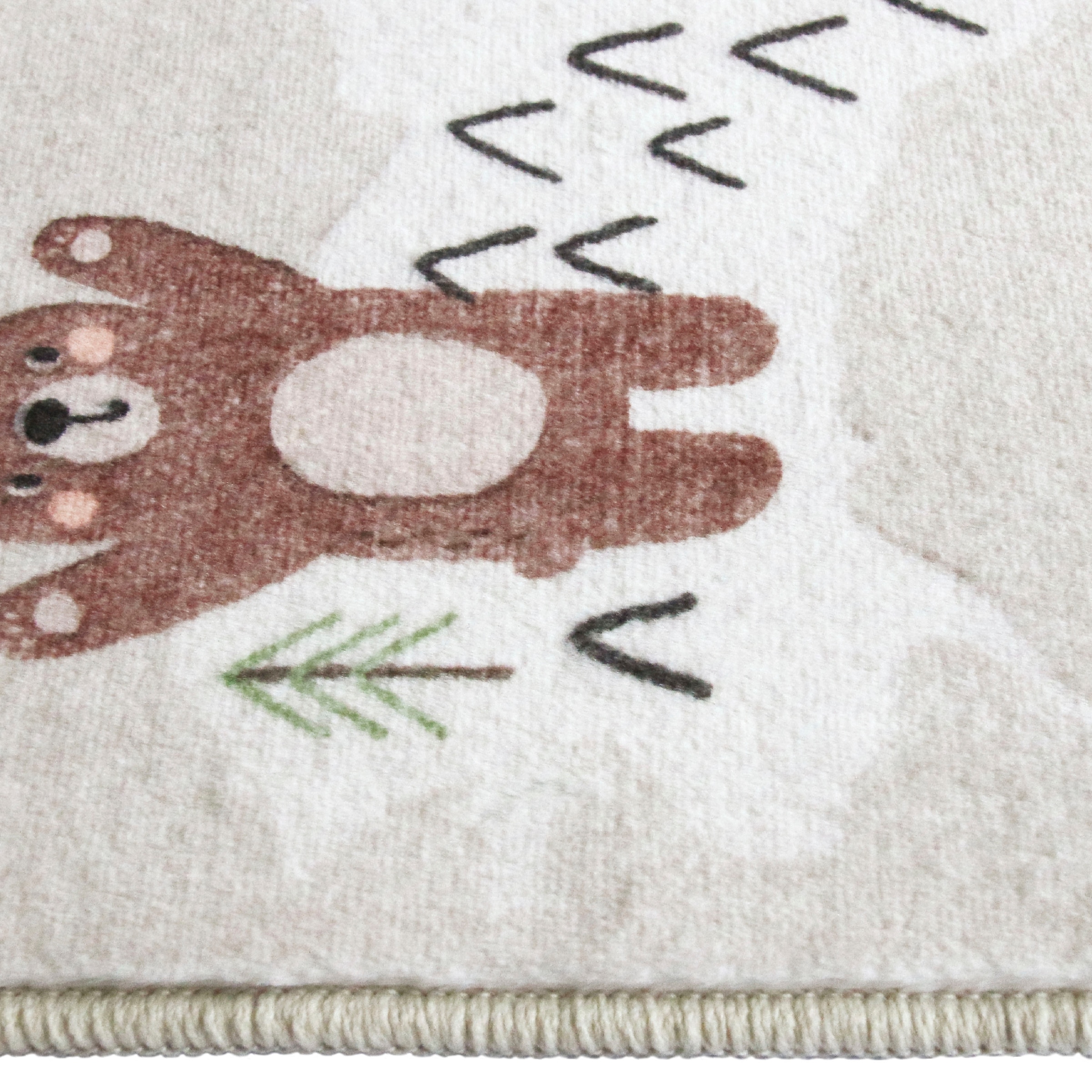 my home Kinderteppich »Weltkarte«, rechteckig, 9 mm Höhe, Tiere, weich, modernes Design, Kinderzimmer, 2 Farbvarianten