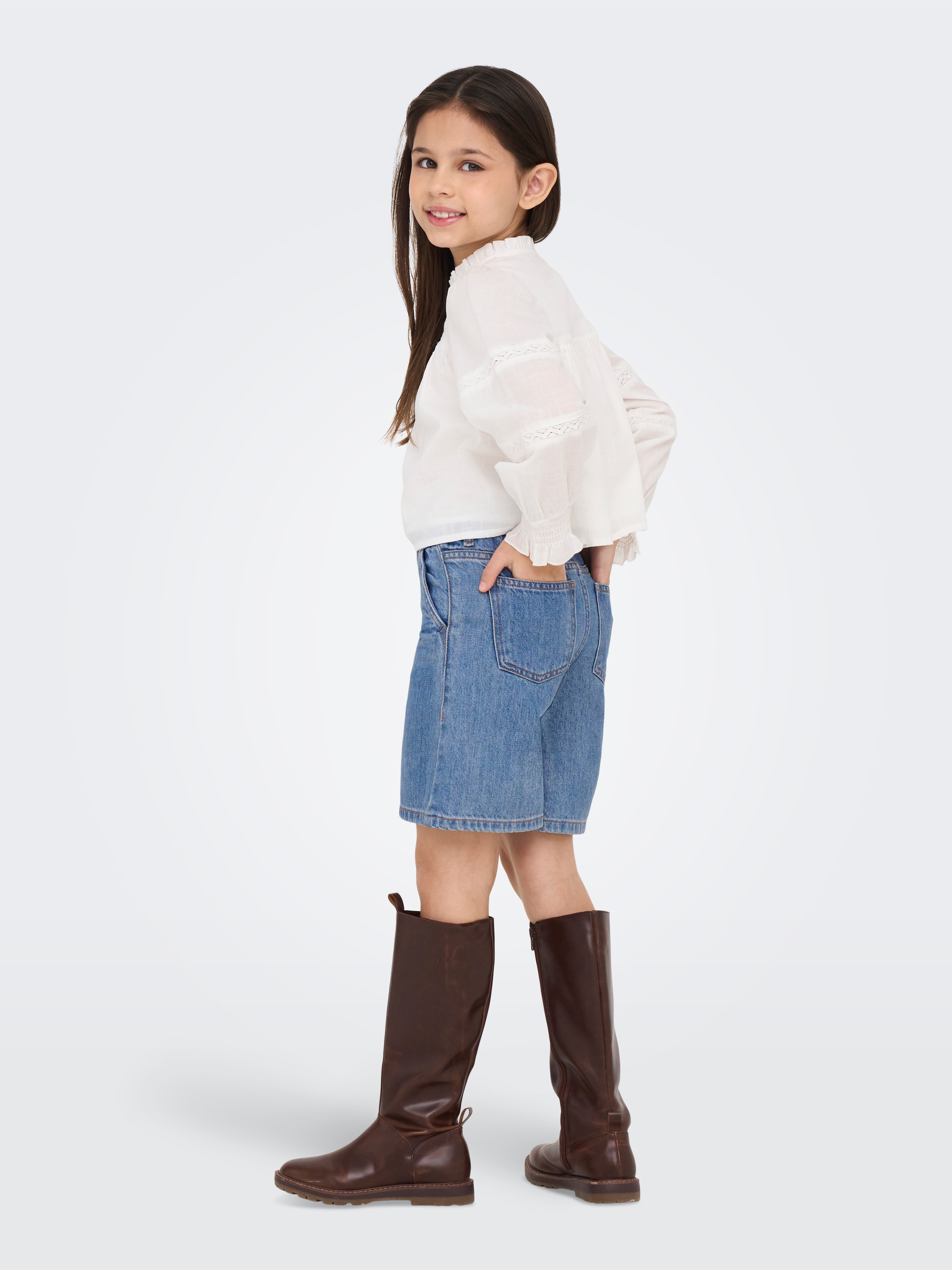 KIDS ONLY Jeansshorts »KOGCOMET WIDE LONG SHORTS DNM DIA NOOS«