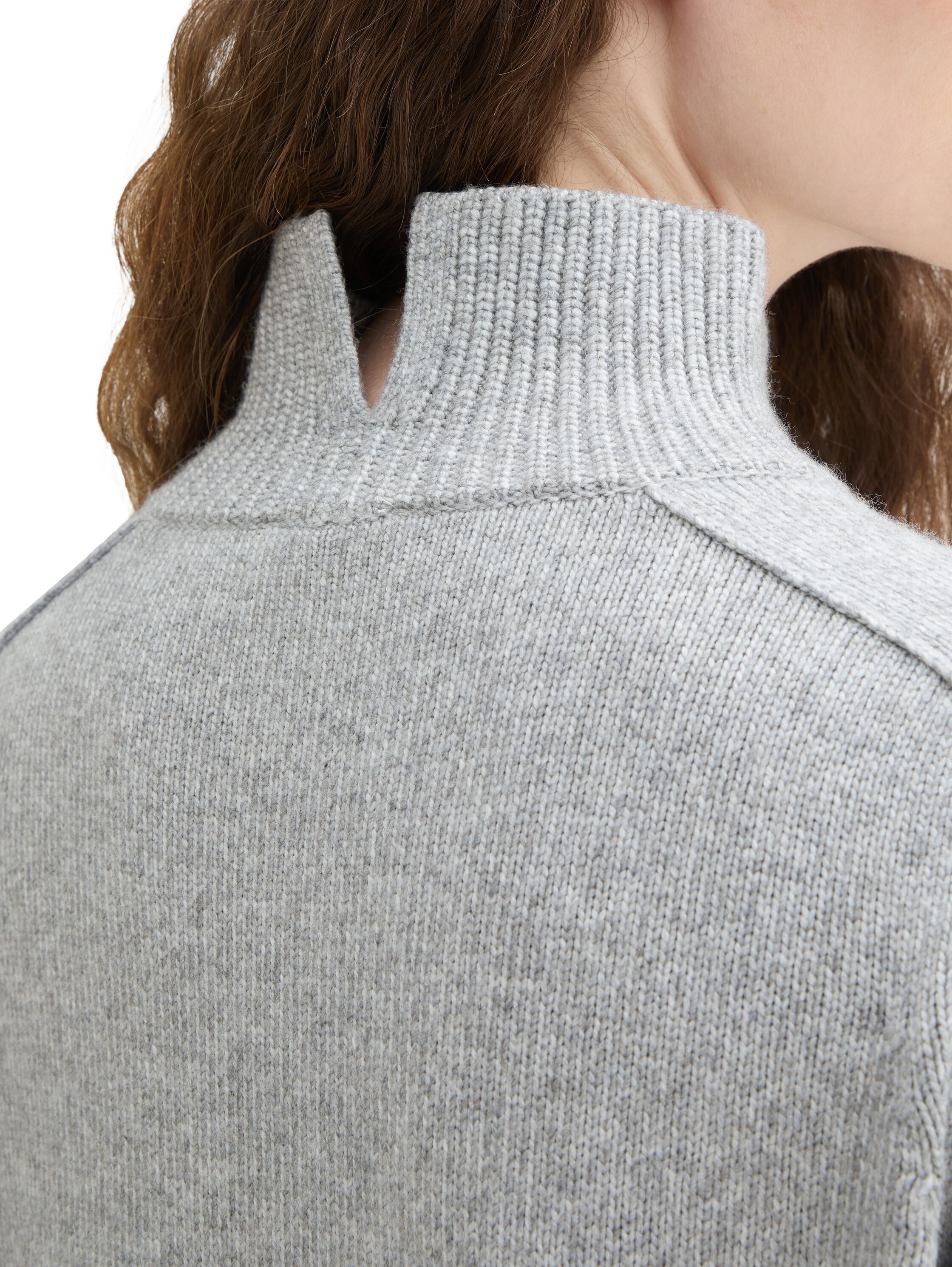 TOM TAILOR Strickpullover, mit hohem Stehkragen