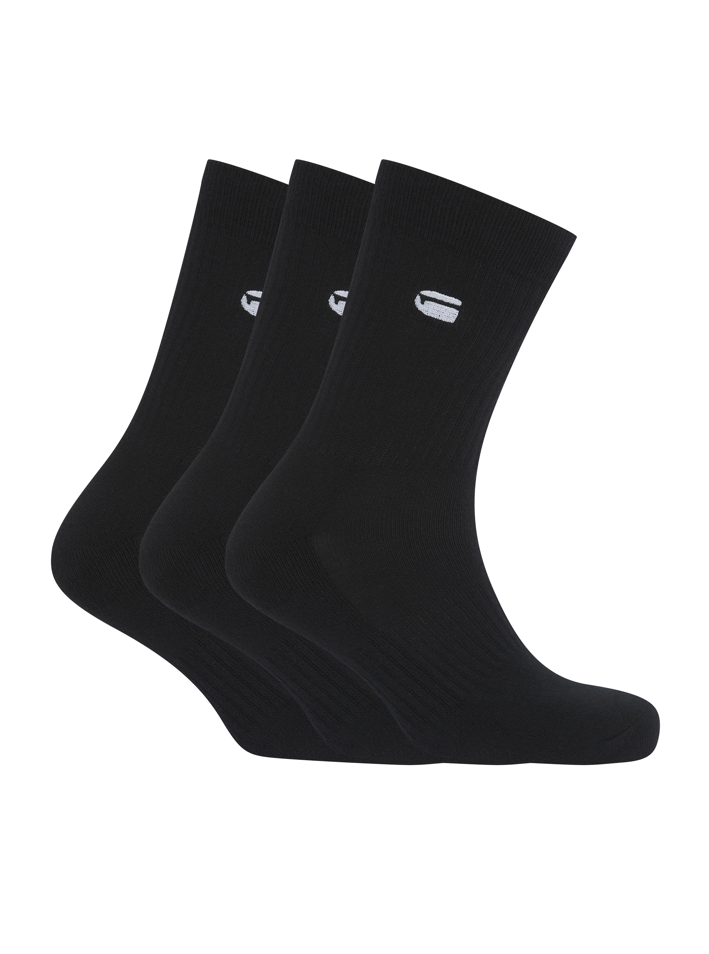 G-STAR Socken »CLAY, 3 PACK SPORTS SOCKS« Packung, 3 Paar tlg. unifarben, mit Labelstickerei