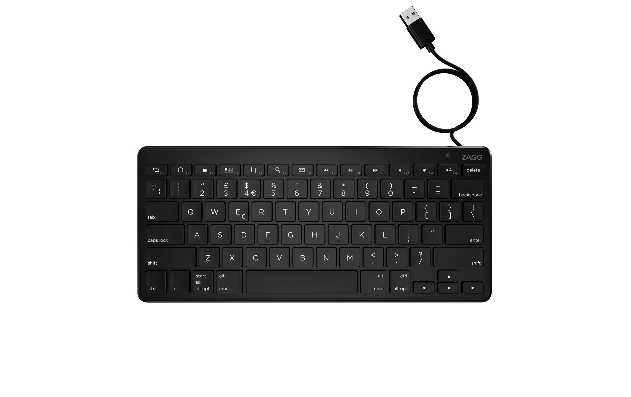 ZAGG Tastatur »USB-A CH-Layout«, (Ziffernblock)