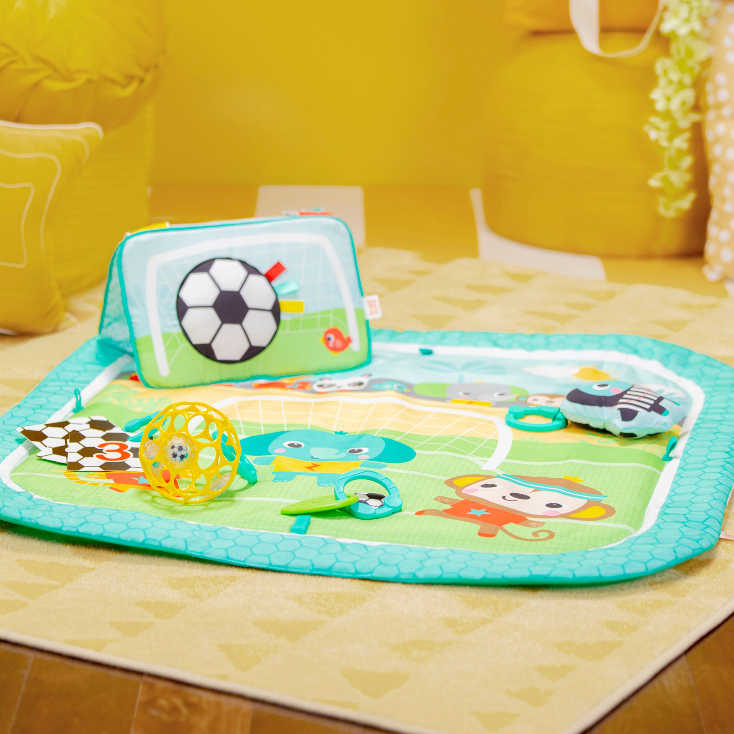 Bright Starts Spielbogen "Grip & Kick Activity Gym" mit Licht- und Soundeffekt