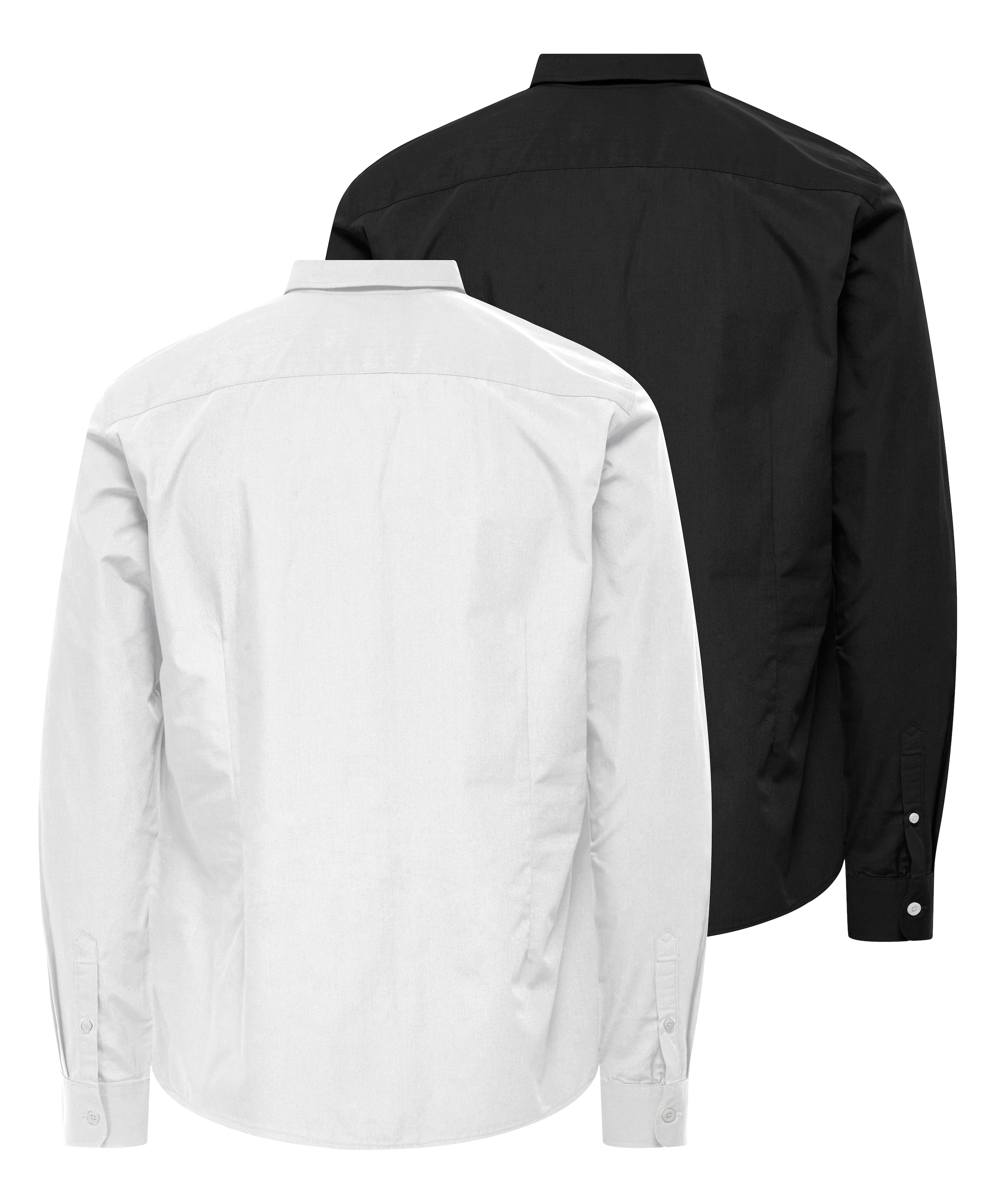 ONLY & SONS Langarmhemd »ONSFLORIAN LIFE LS POPLIN SHIRT 2- PACK«, (Packung, 2 tlg.)