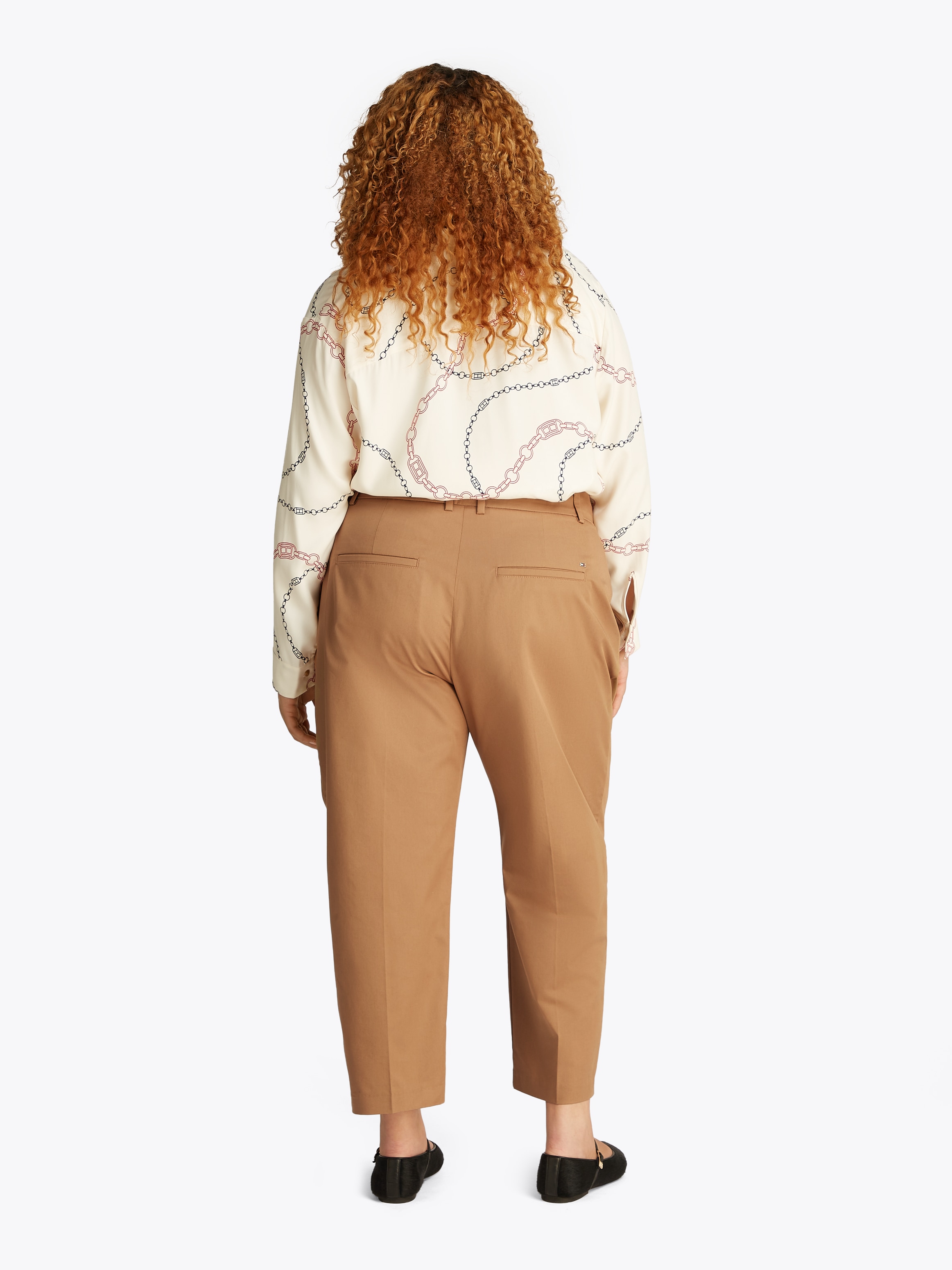 Tommy Hilfiger Curve Chinohose »CRV CO SLIM STRAIGHT CHINO«, in Grossen Grössen, Chino Qualität