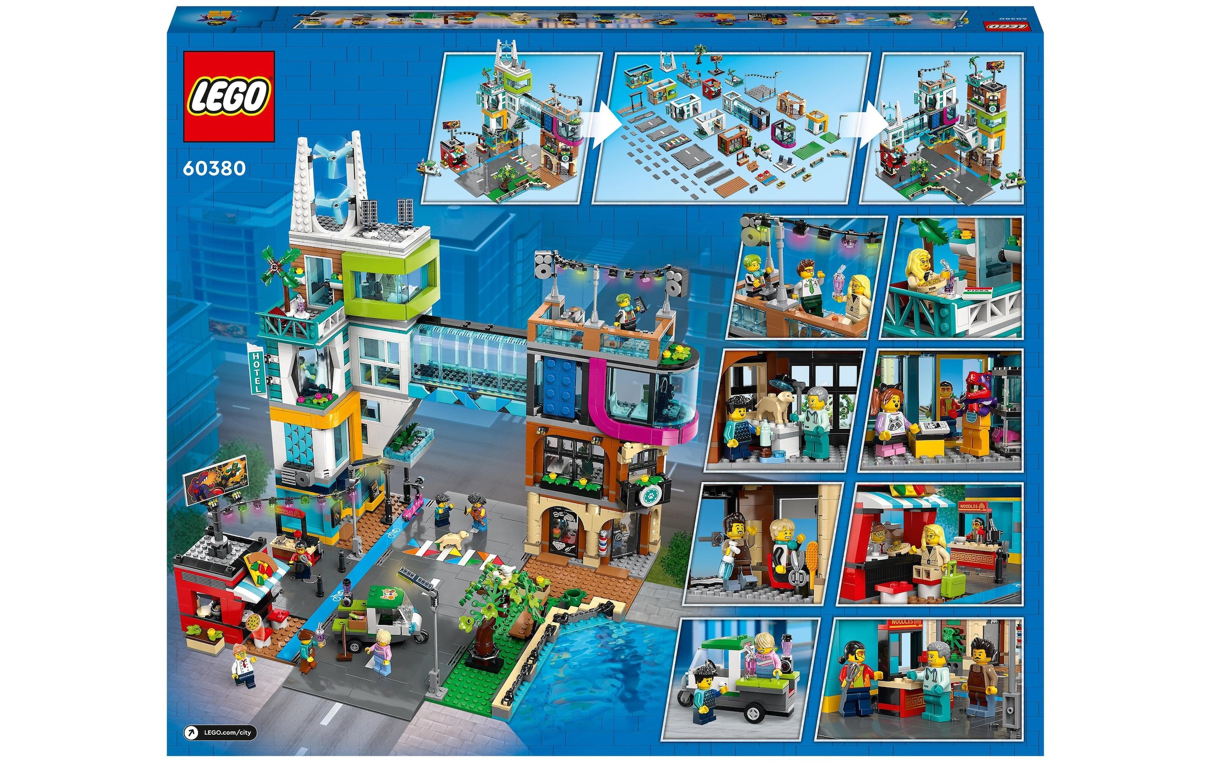 LEGO® Spielbausteine »City Stadtzentrum 60380«, (2010 St.)