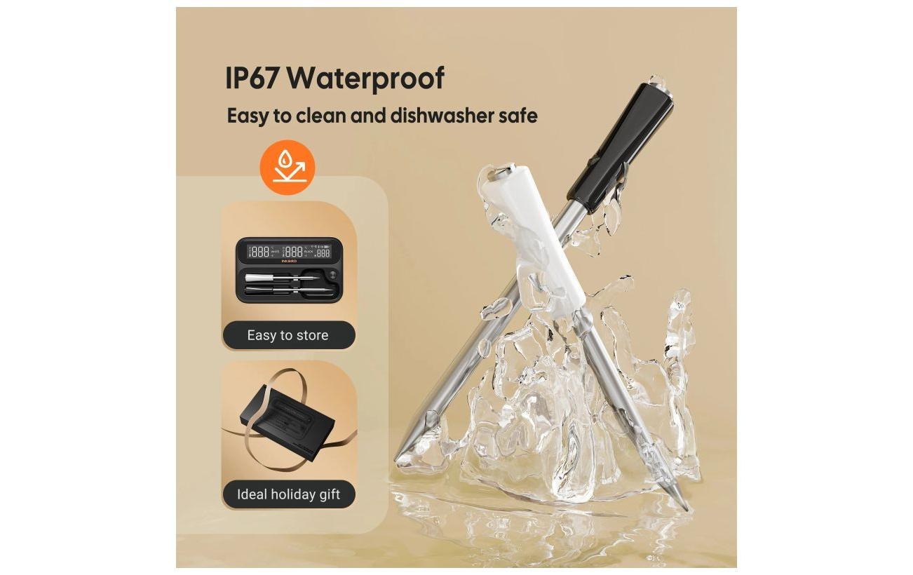 nicht definiert Grillthermometer »Inkbird INT-12-BW Doppelsonde«