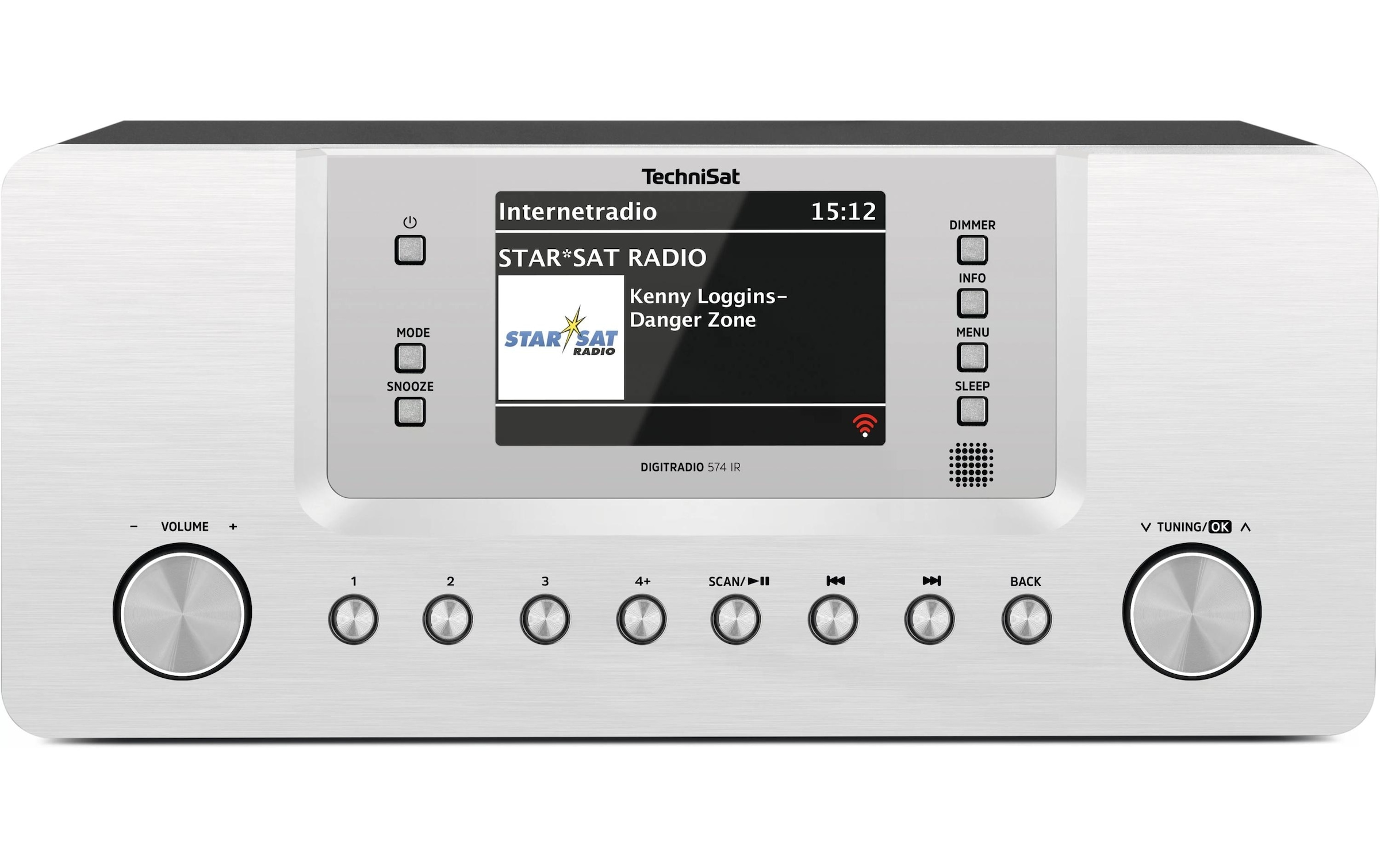 TechniSat Internet-Radio »DigitRadio 574 IR«, (Bluetooth Digitalradio (DAB+)-FM-Tuner-Internetradio)