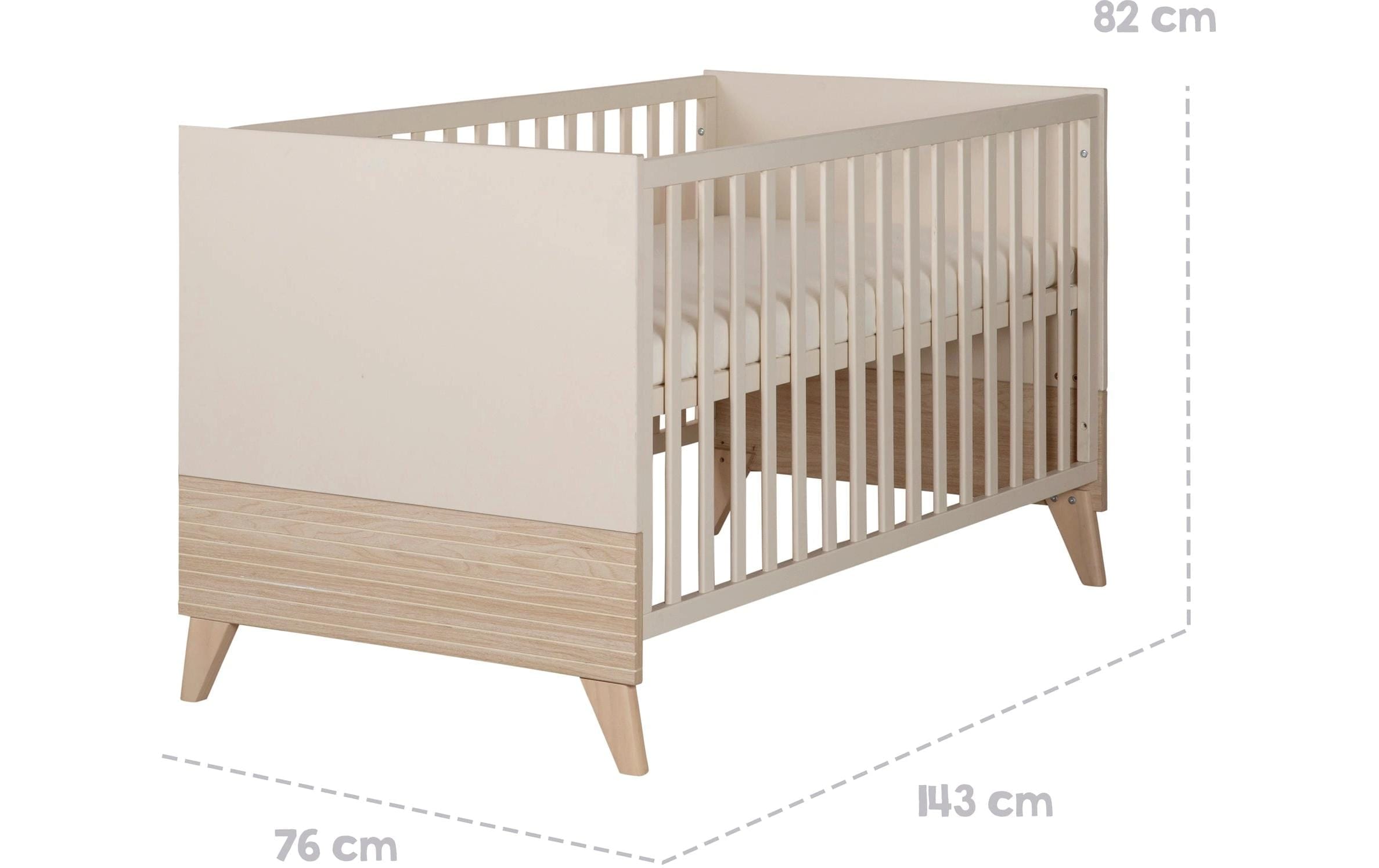 roba® Babybett »Sidney 70 x 140 cm«, (1 tlg.)