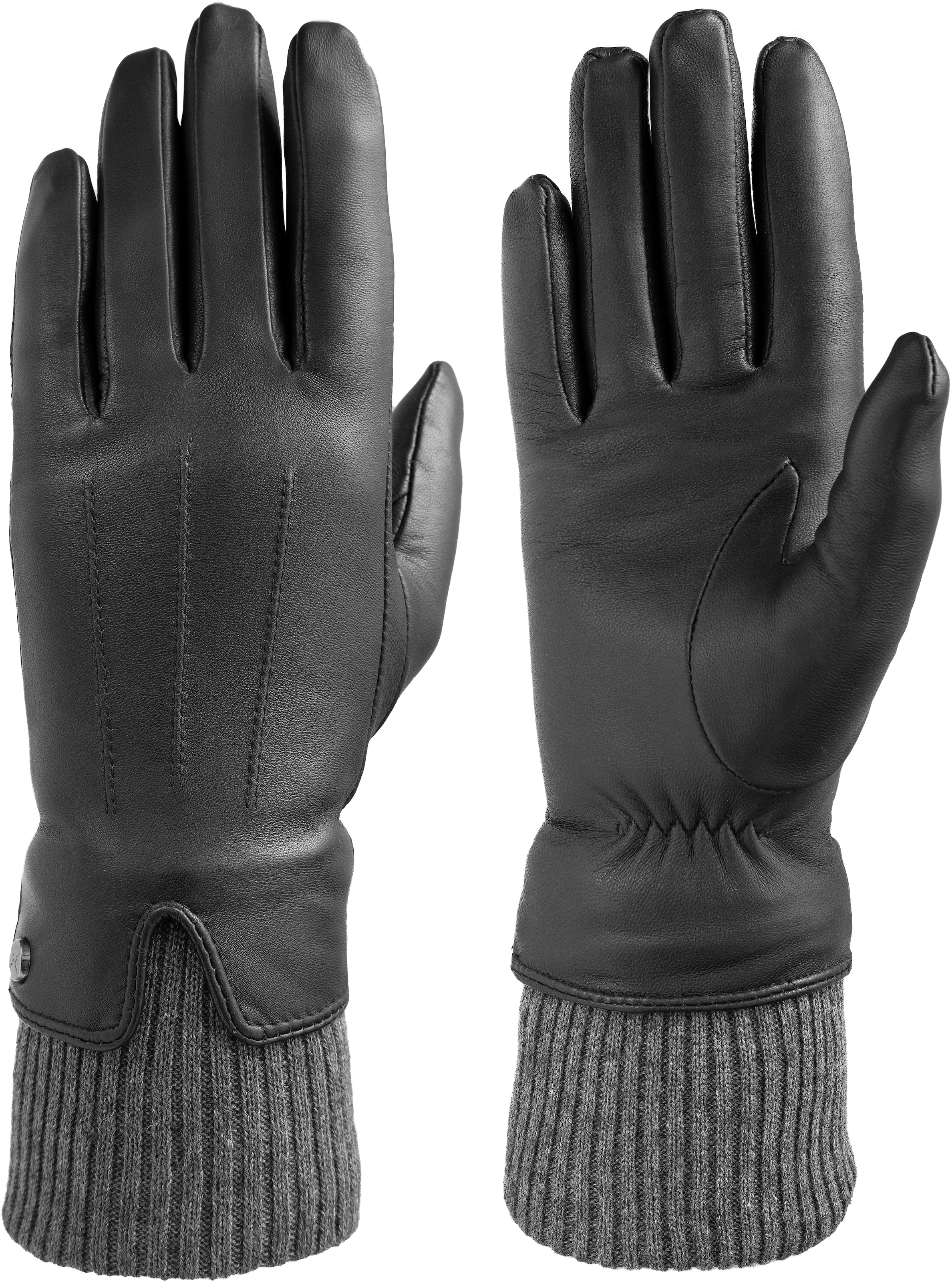 PEARLWOOD Lederhandschuhe Touchscreen proofed - mit 10 Fingern bedienbar