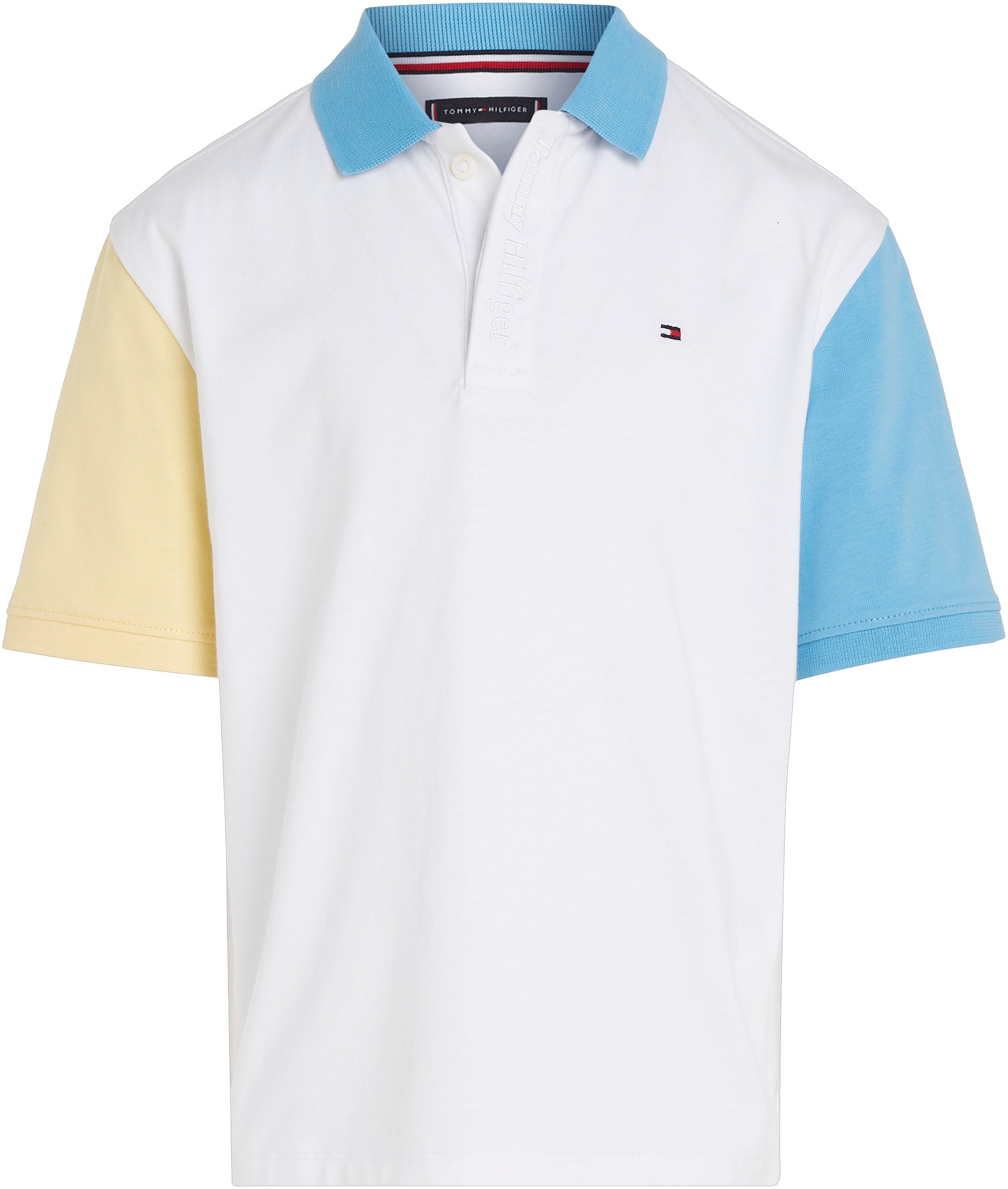✵ Tommy Hilfiger Poloshirt »OVERSIZED COLORBLOCK POLO«, mit Ärmeln im  Colorblock-Design online ordern | Jelmoli-Versand