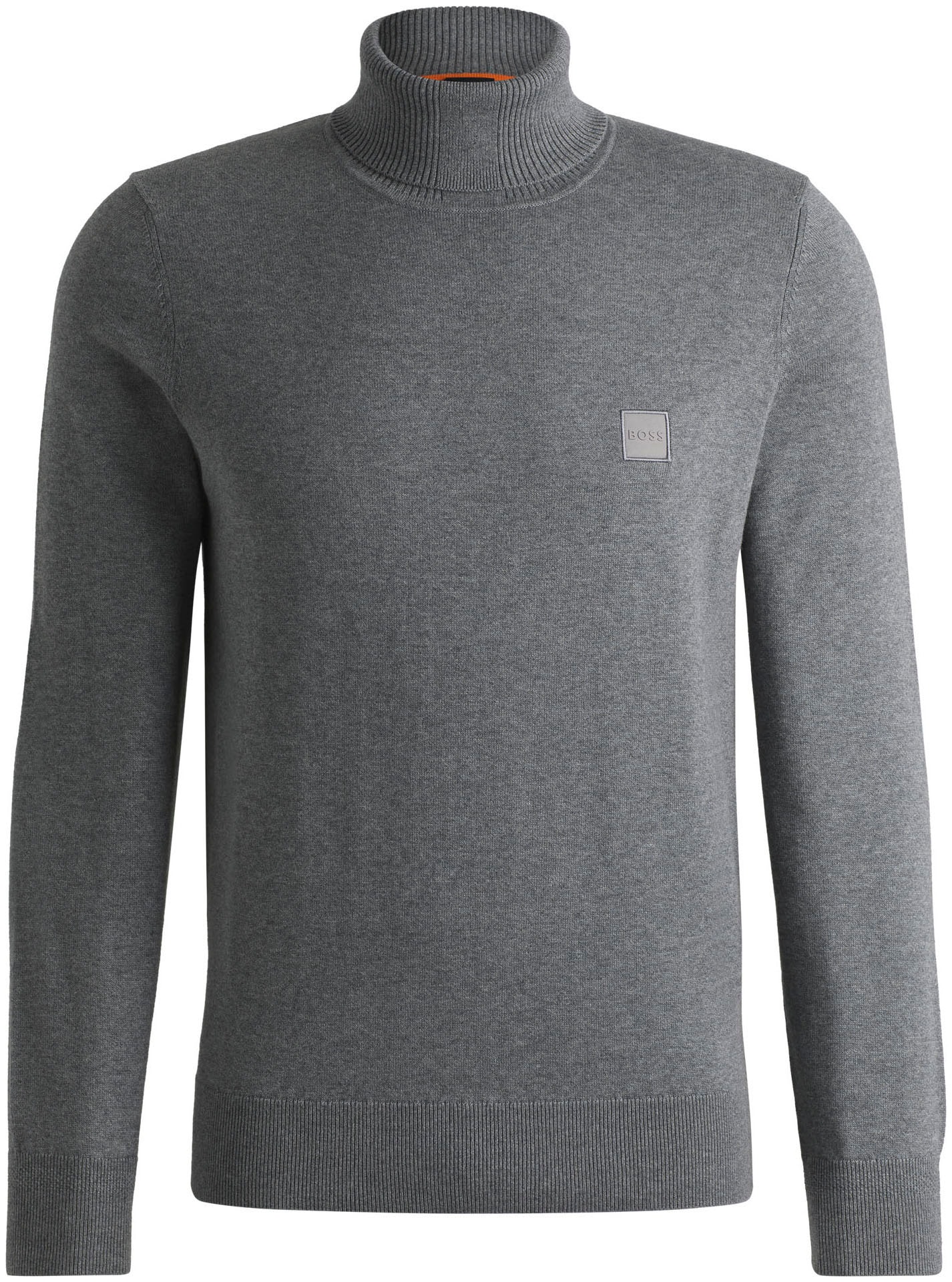 BOSS ORANGE Strickpullover »Akiro«, mit kleinem Stehkragen