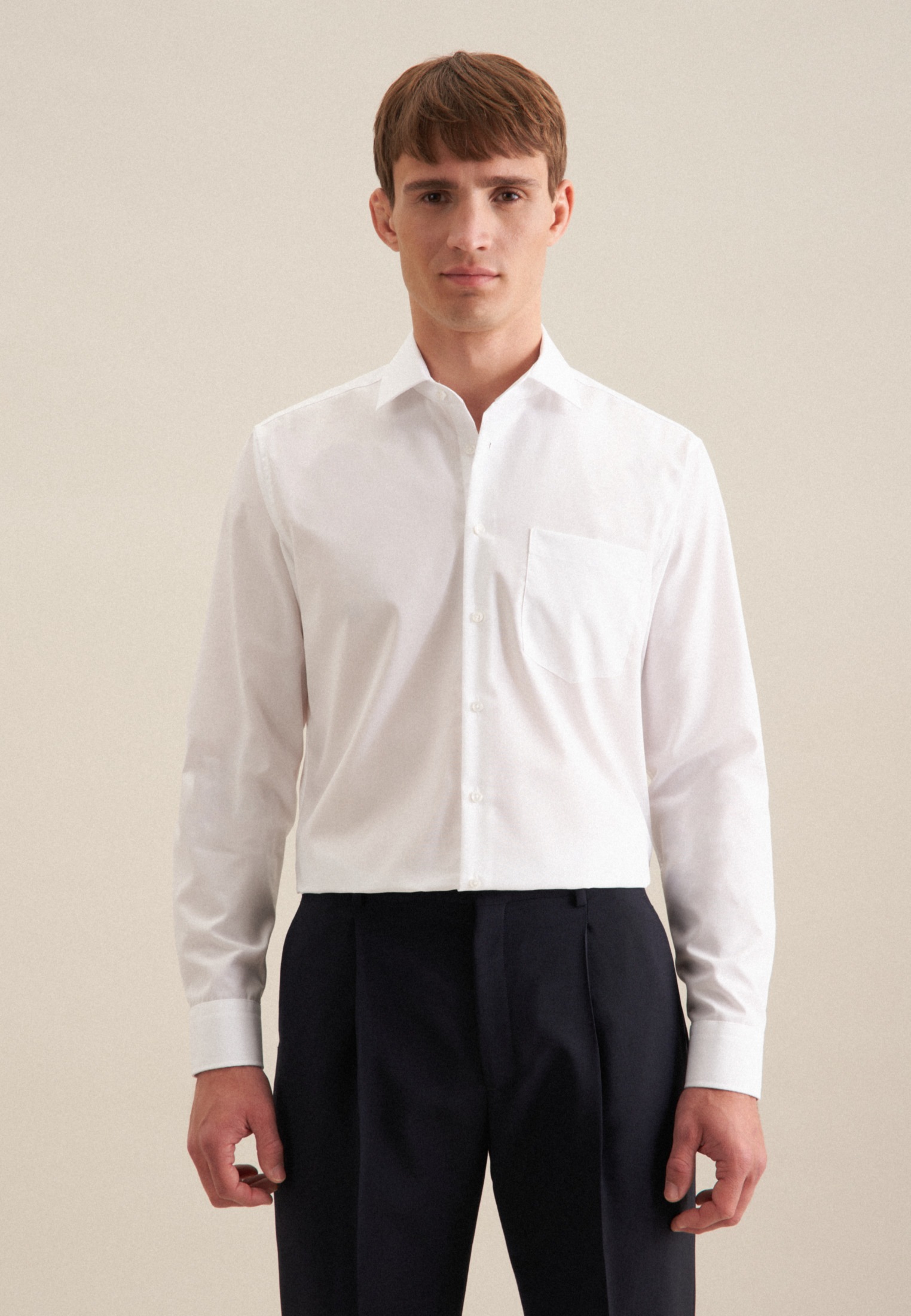 seidensticker Businesshemd »Schwarze Rose« Comfort 1/1 Kentkragen Uni