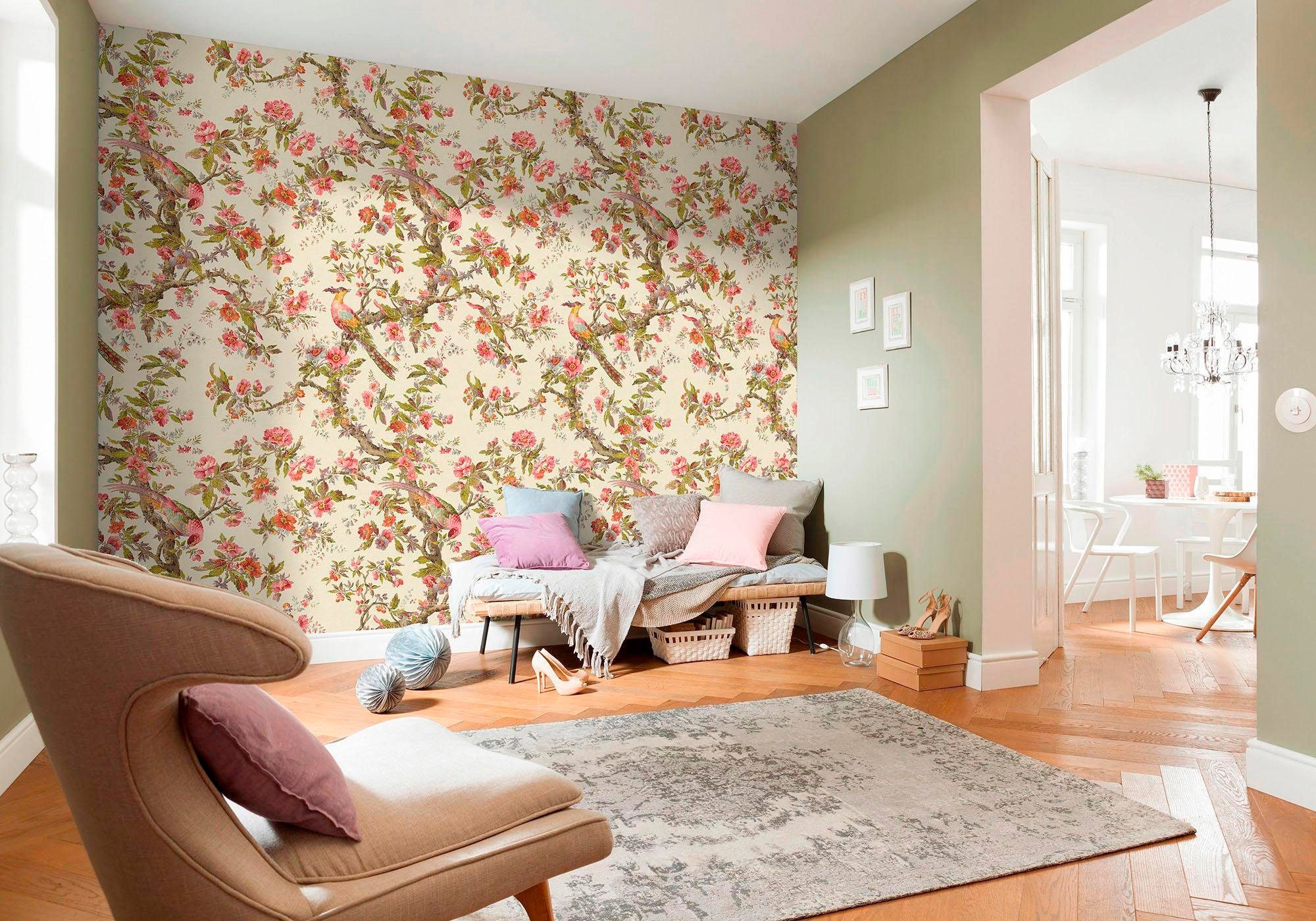 Komar Vliestapete "Digitaldruck Vlies - Héritage - Größe 400 x 280 cm" bedruckt glatt Wohnzimmer, Schlafzimmer
